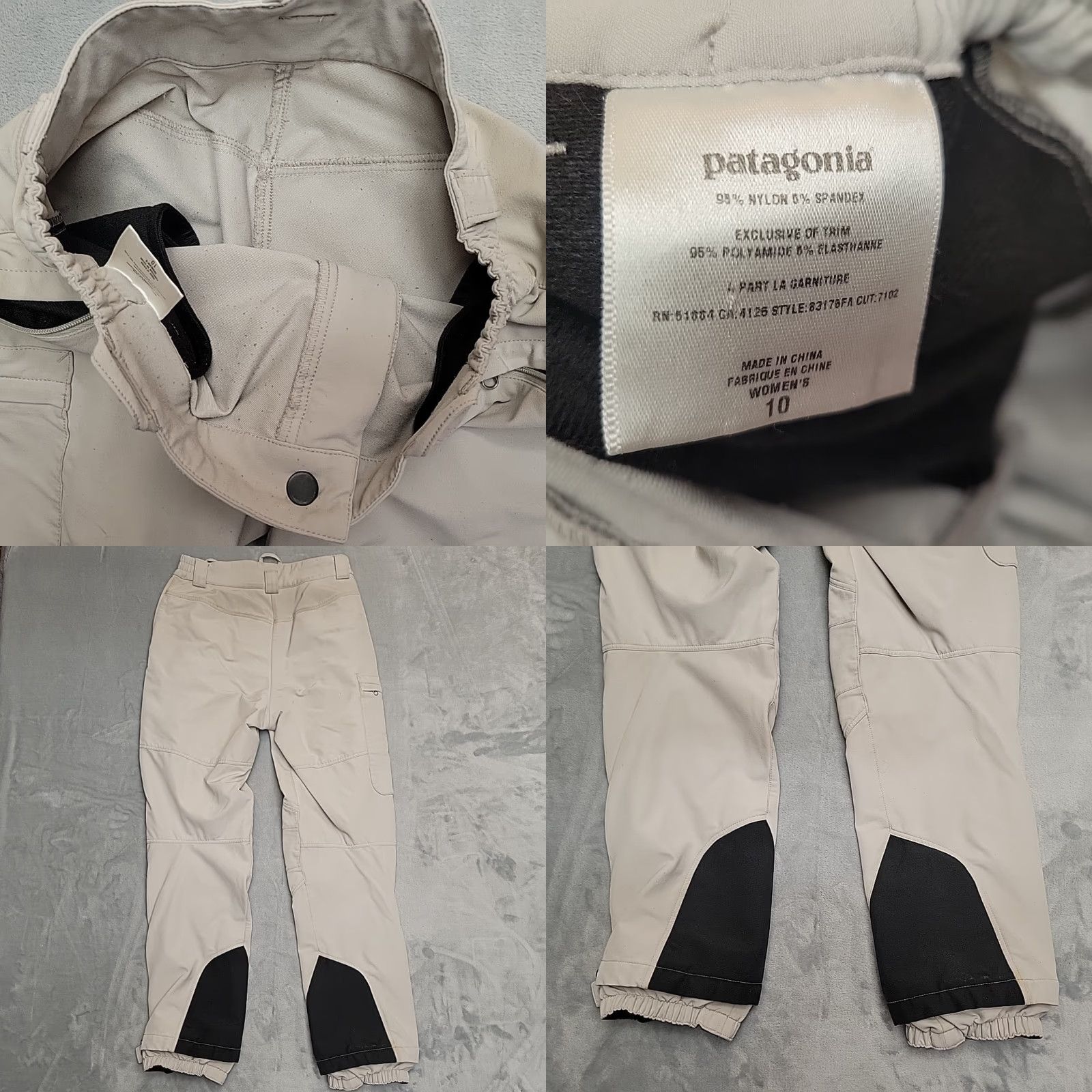 Patagonia Patagonia Pants Womens 10 Super Guide Softshell Technical Outdoor Utility Hike Beige Nylon Blend Pockets Zip Flat Front Machine Washable Womens Size 32" / US 10 / IT 46 - 8 Thumbnail