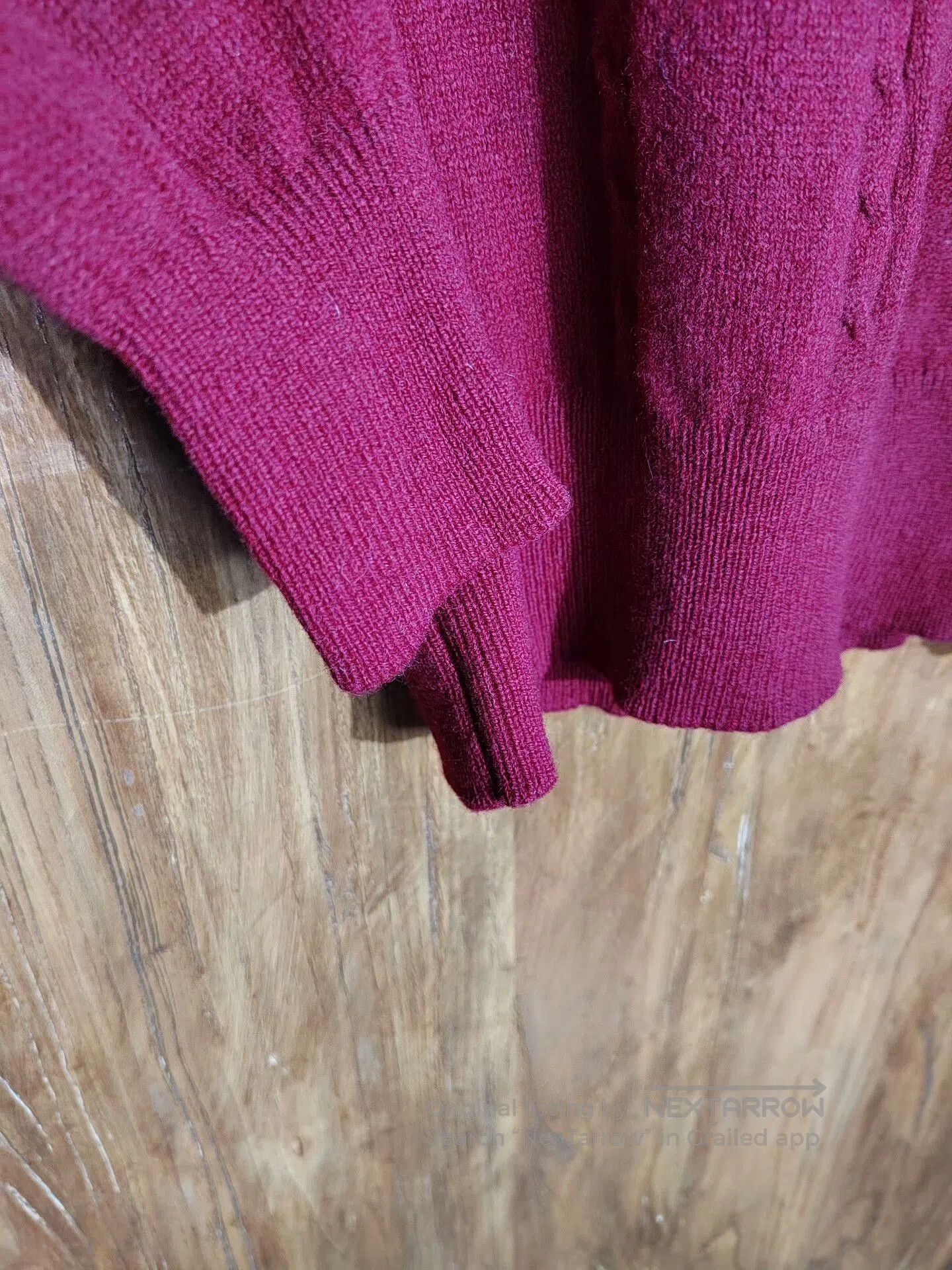 Burberry Burberry Red Wool Sweater for Men. Size US M / EU 48-50 / 2 - 4 Thumbnail