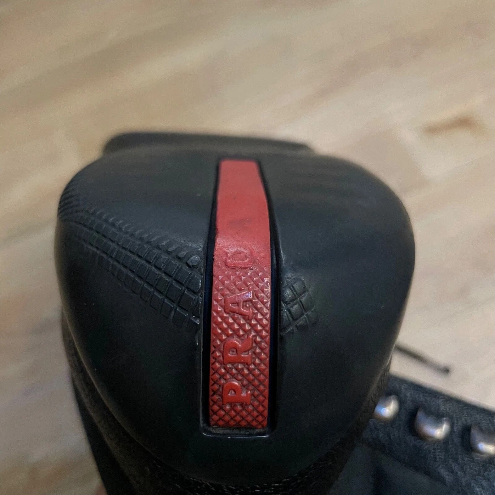 Prada PRADA BOXING Boots High Top Cup Motorcycle black leather Size US 12 / EU 45 - 17 Thumbnail