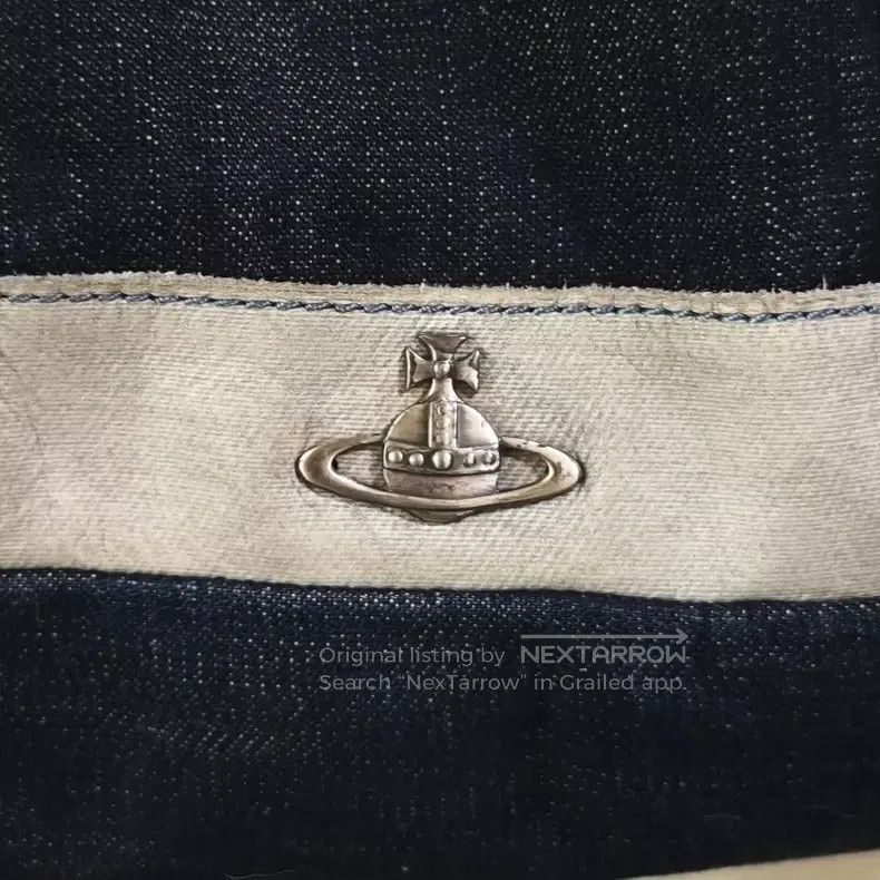 Vivienne Westwood Vivienne Westwood size os Denim color block tote bag Size ONE SIZE - 8 Thumbnail
