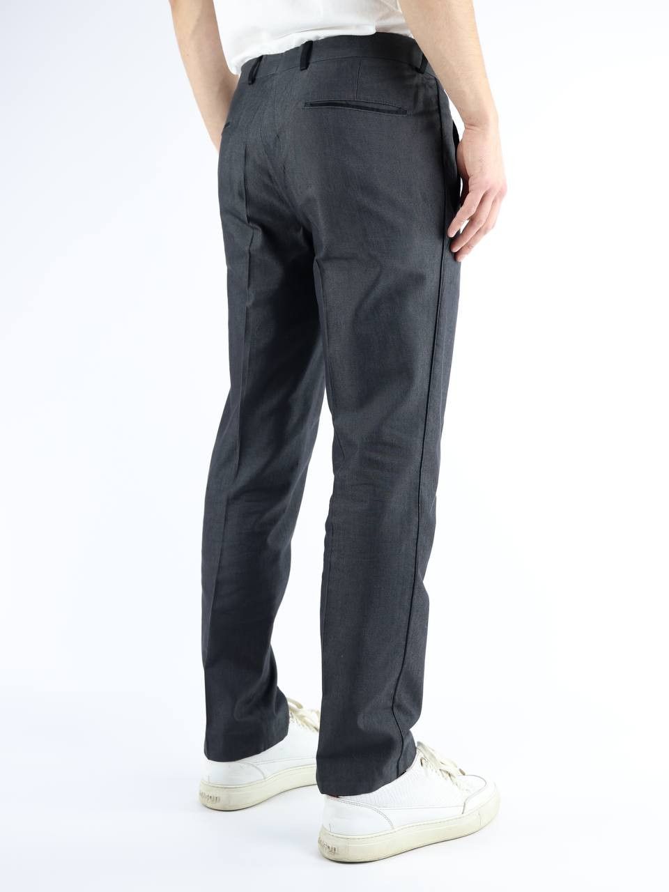 Hugo Boss HUGO BOSS Trouser pants in cotton and ramie Size US 32 / EU 48 - 4 Thumbnail