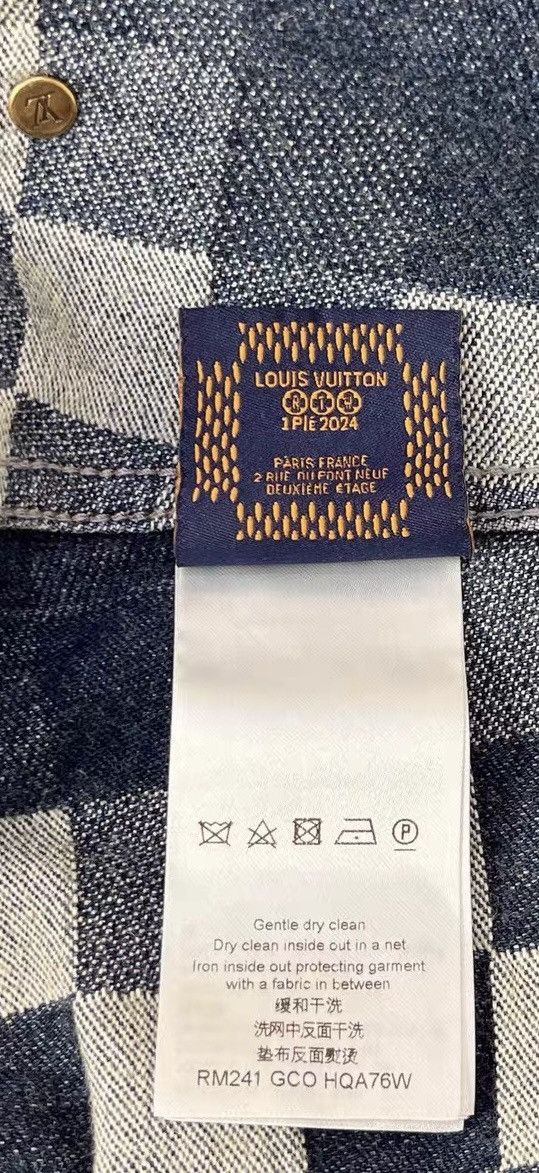 Louis Vuitton Louis Vuitton X Pharrell 46 Damoflage Damier Denim Jacket Size US S / EU 44-46 / 1 - 8 Thumbnail