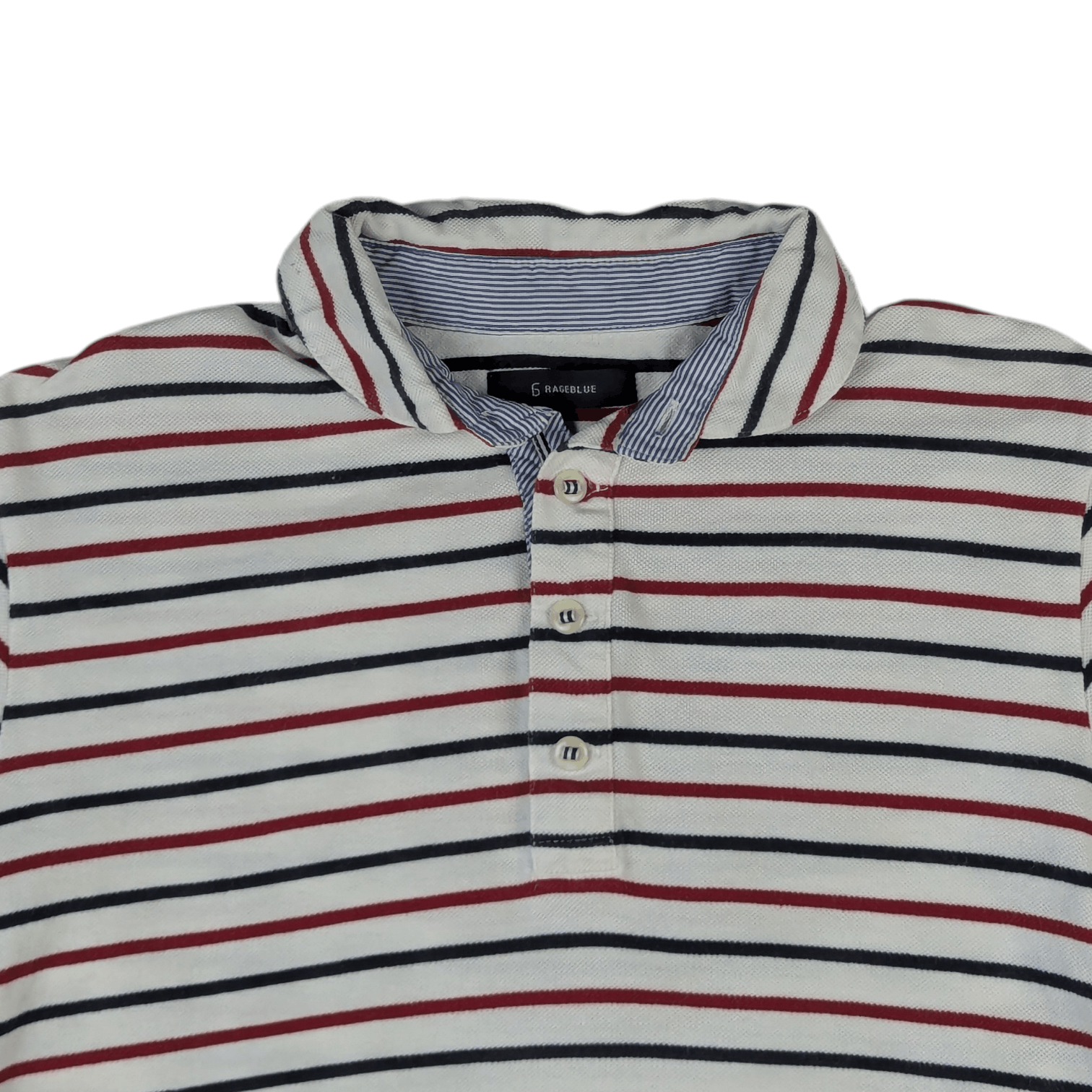 RAGEBLUE RAGEBLUE Striped Polo Shirt Size US S / EU 44-46 / 1 - 5 Thumbnail