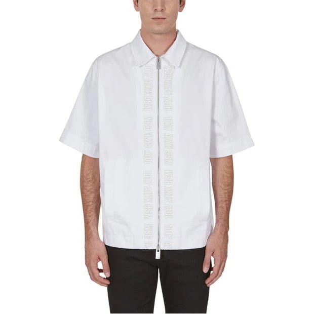 1017 ALYX 9SM o1g2r1mq0824 Graphic S/S Zip Shirts in White Size US S / EU 44-46 / 1 - 1 Thumbnail