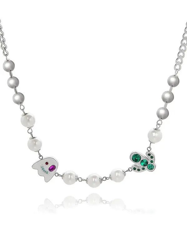 Japanese Brand Retro punk necklace Size ONE SIZE - 6 Thumbnail