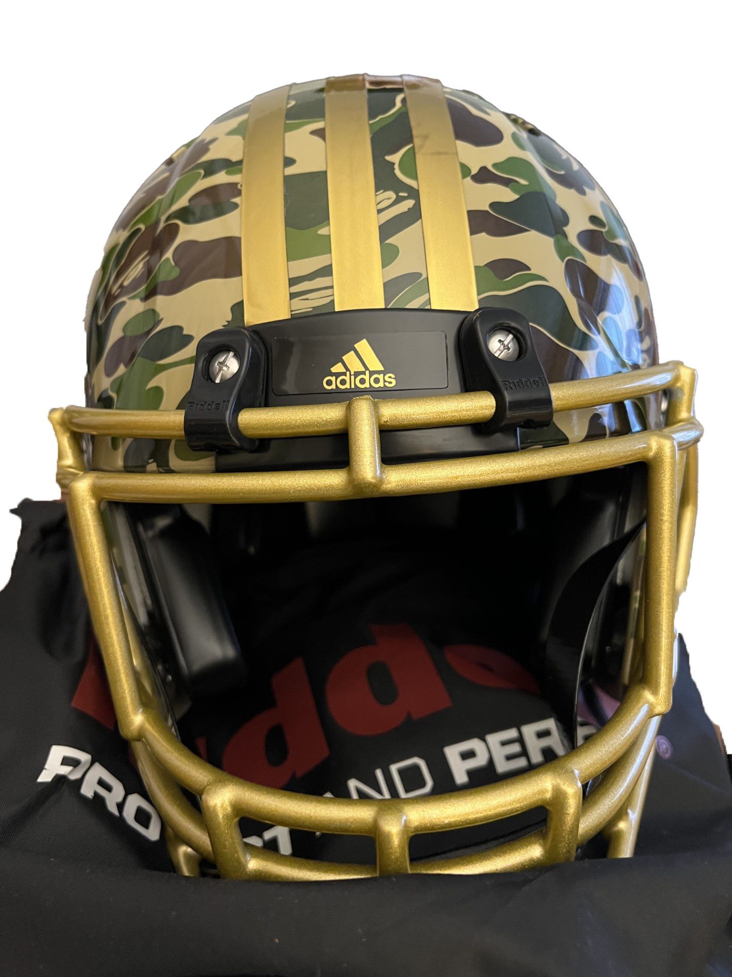 BAPE x Adidas Riddell Helmet Green s/s 19