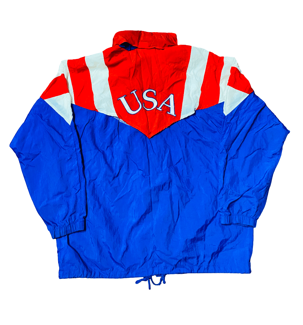 Adidas Rare Vintage 1990s Adidas USA World Cup Team Windbreaker XL Size US XL / EU 56 / 4 - 2 Thumbnail