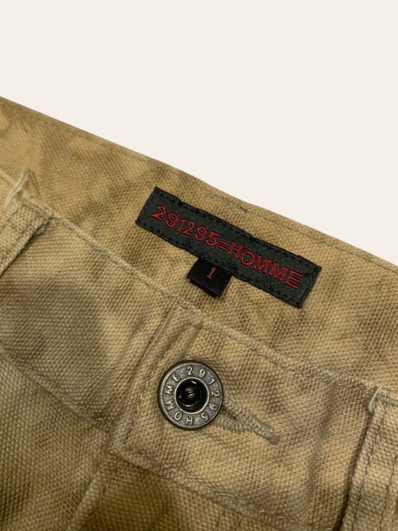 Japanese Brand 291295 HOMME Smoke wash Slim Pants Size US 29 - 5 Thumbnail