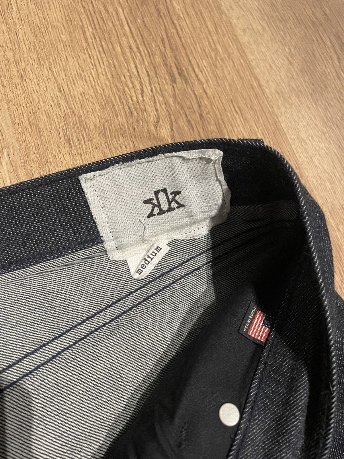 K-Two Studios K-two Studios 14.5 Oz Selvedge Denim "Indigo Size US 32 / EU 48 - 2 Thumbnail