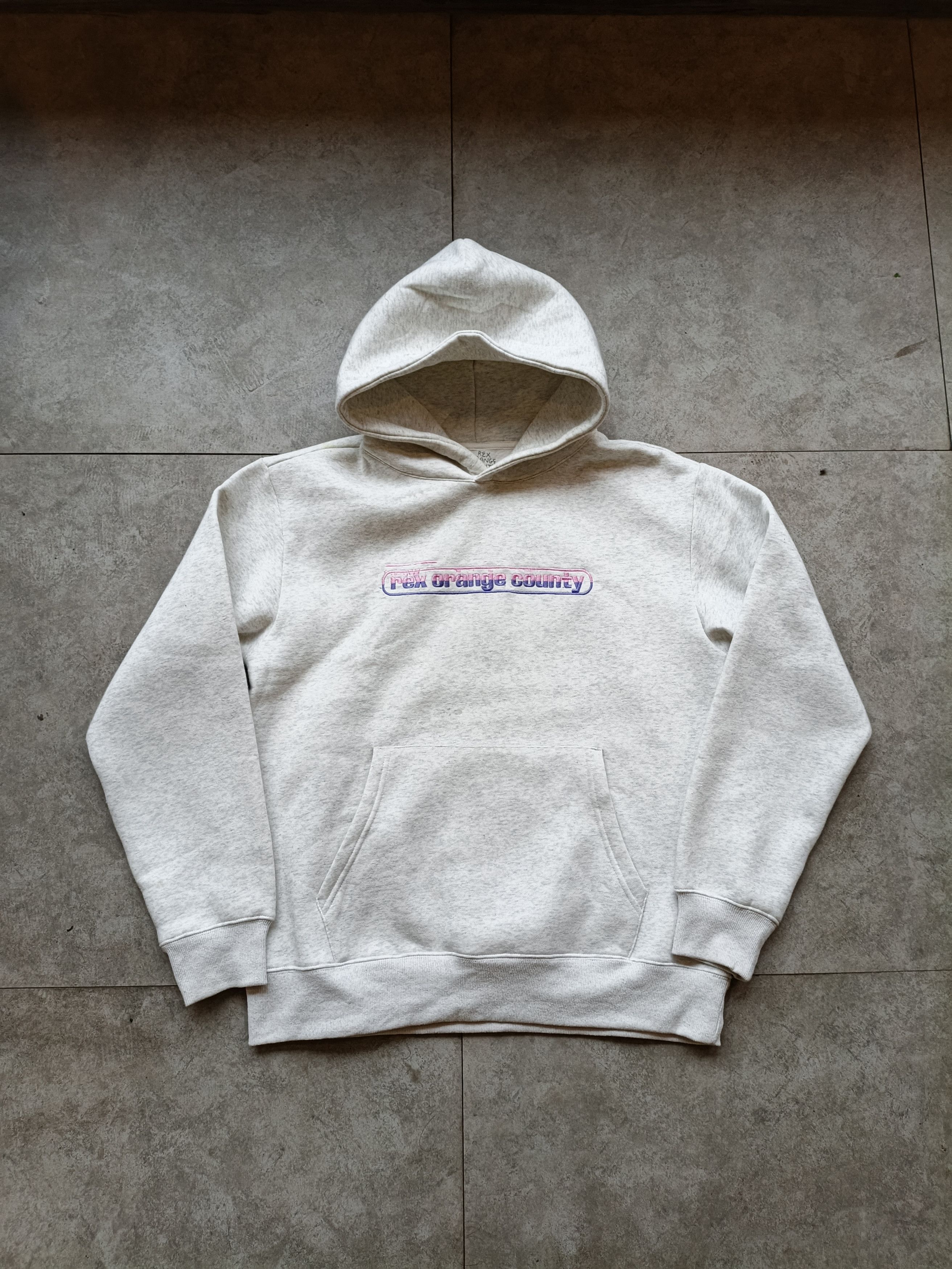 Band Tees Rex Orange County Hoodie – Embroidered Spellout –Indie Merch Size US M / EU 48-50 / 2 - 2 Thumbnail