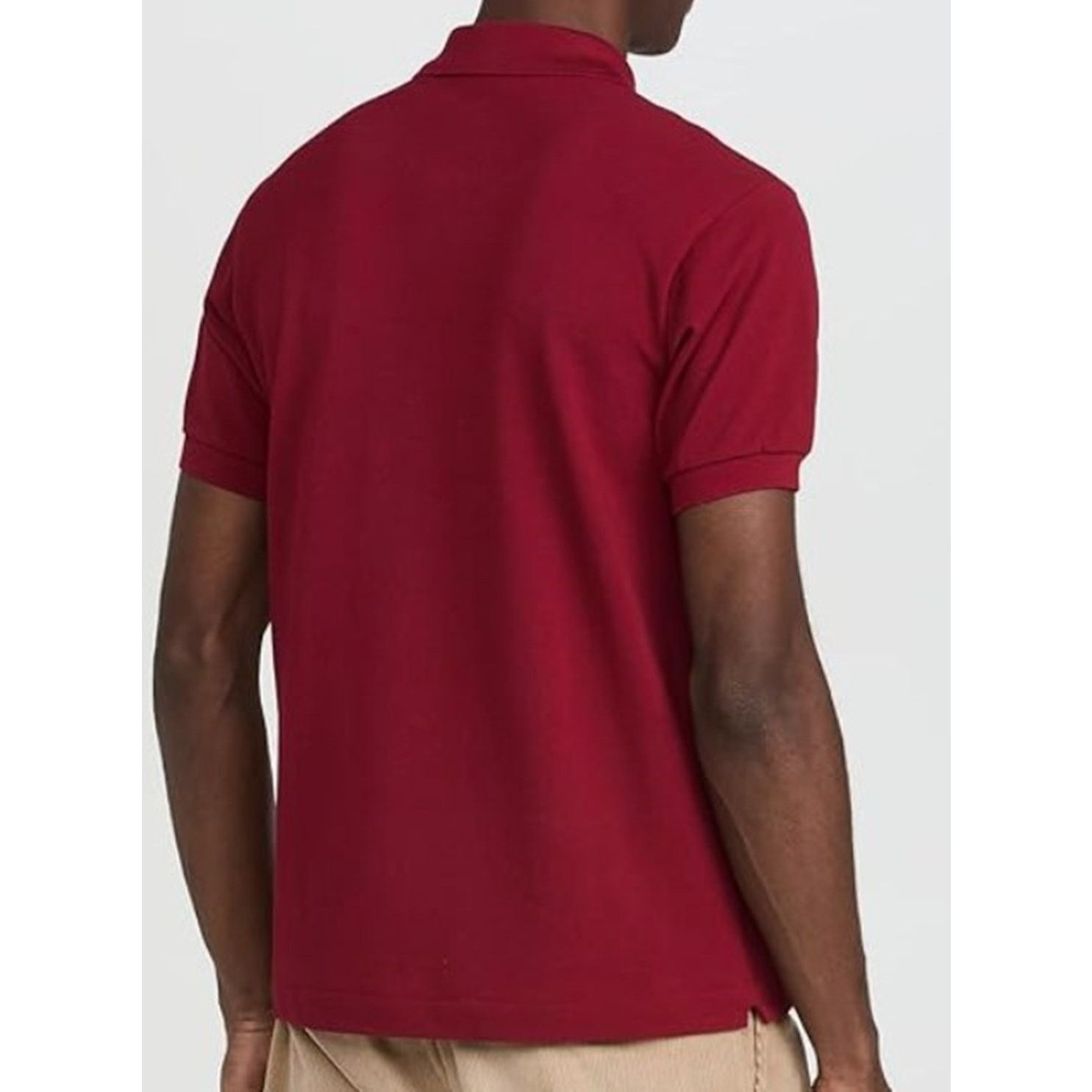 Lacoste Lacoste Men's Short Sleeve Classic Chine Polo Shirt Red, XL Size US XL / EU 56 / 4 - 3 Thumbnail