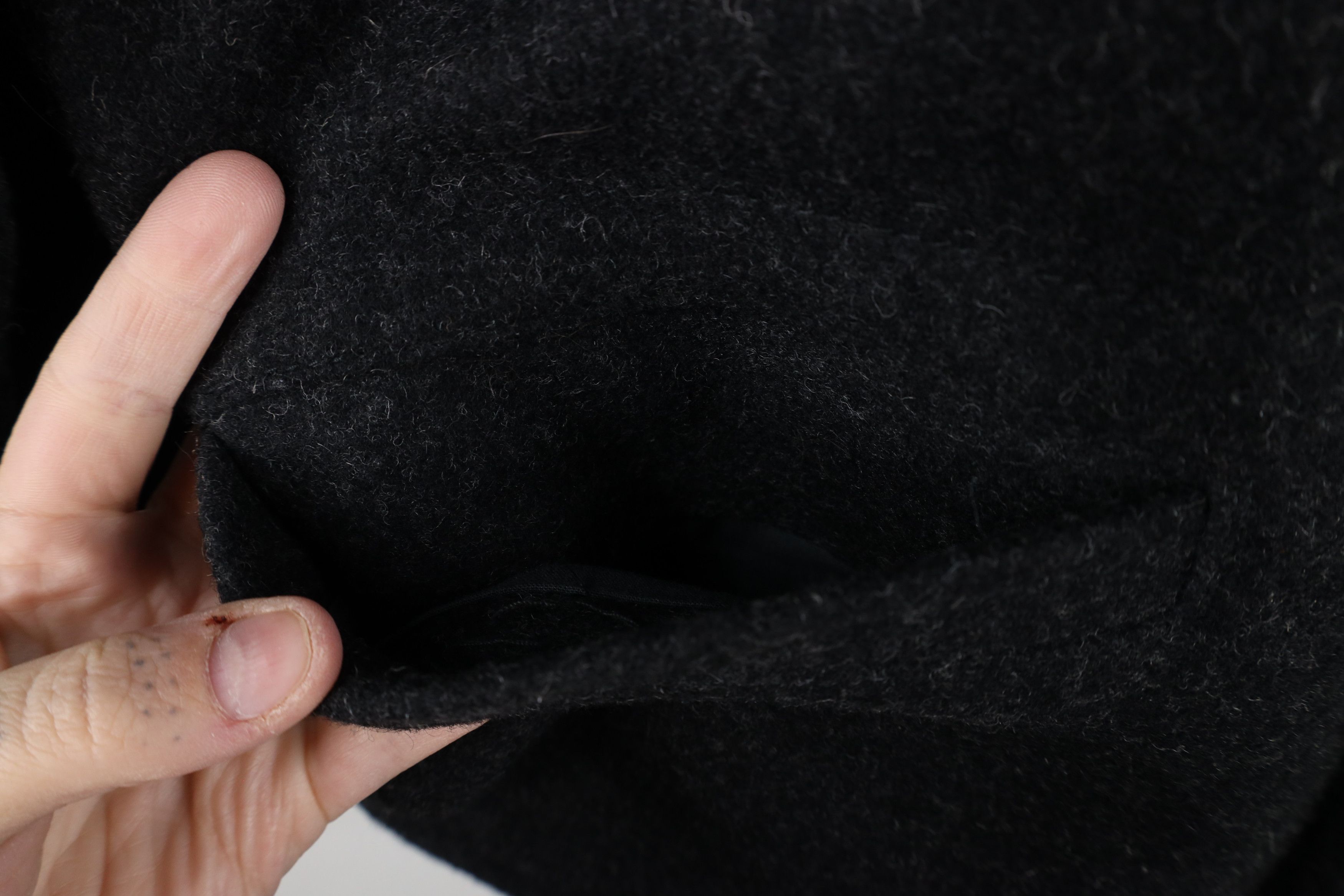 J.Crew × Vintage J Crew Pile Fleece Lined Wool Button Jacket Charcoal Gray Size US M / EU 48-50 / 2 - 4 Thumbnail