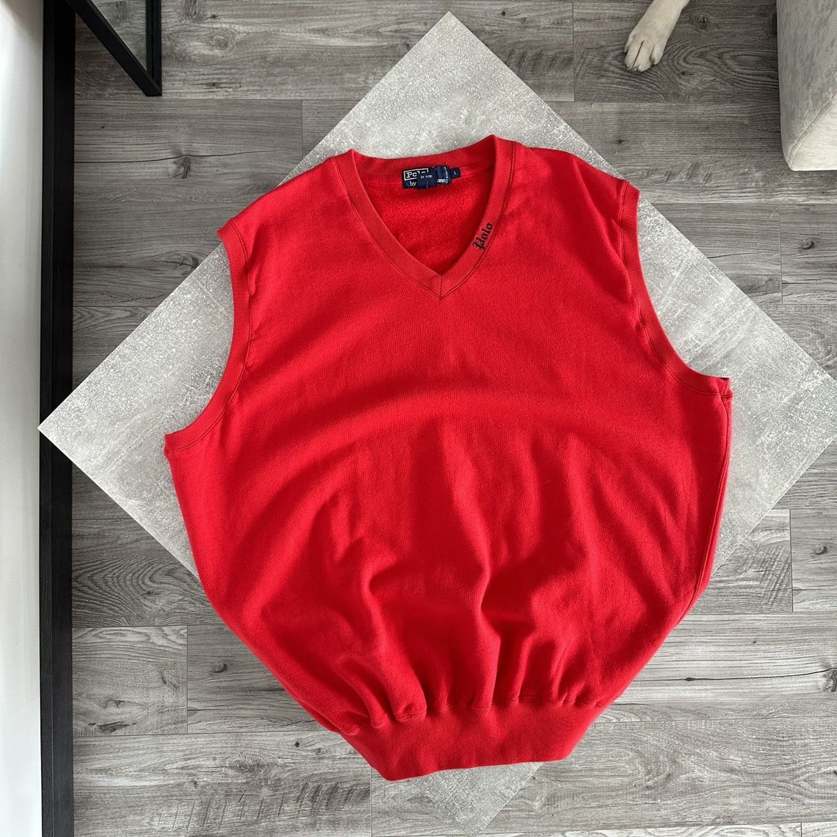 Vintage Vintage 90s Polo Ralph Lauren Embroidered logo vest size L Size US L / EU 52-54 / 3 - 1 Thumbnail