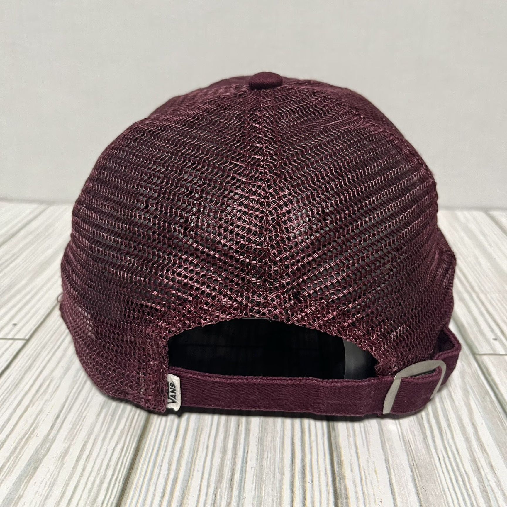 Vans VANS Hat Cap Snap Back Trucker Rose Burgundy Adjustable Skater Skateboard Men One Size Red Colorful Sports Casual Size ONE SIZE - 5 Thumbnail