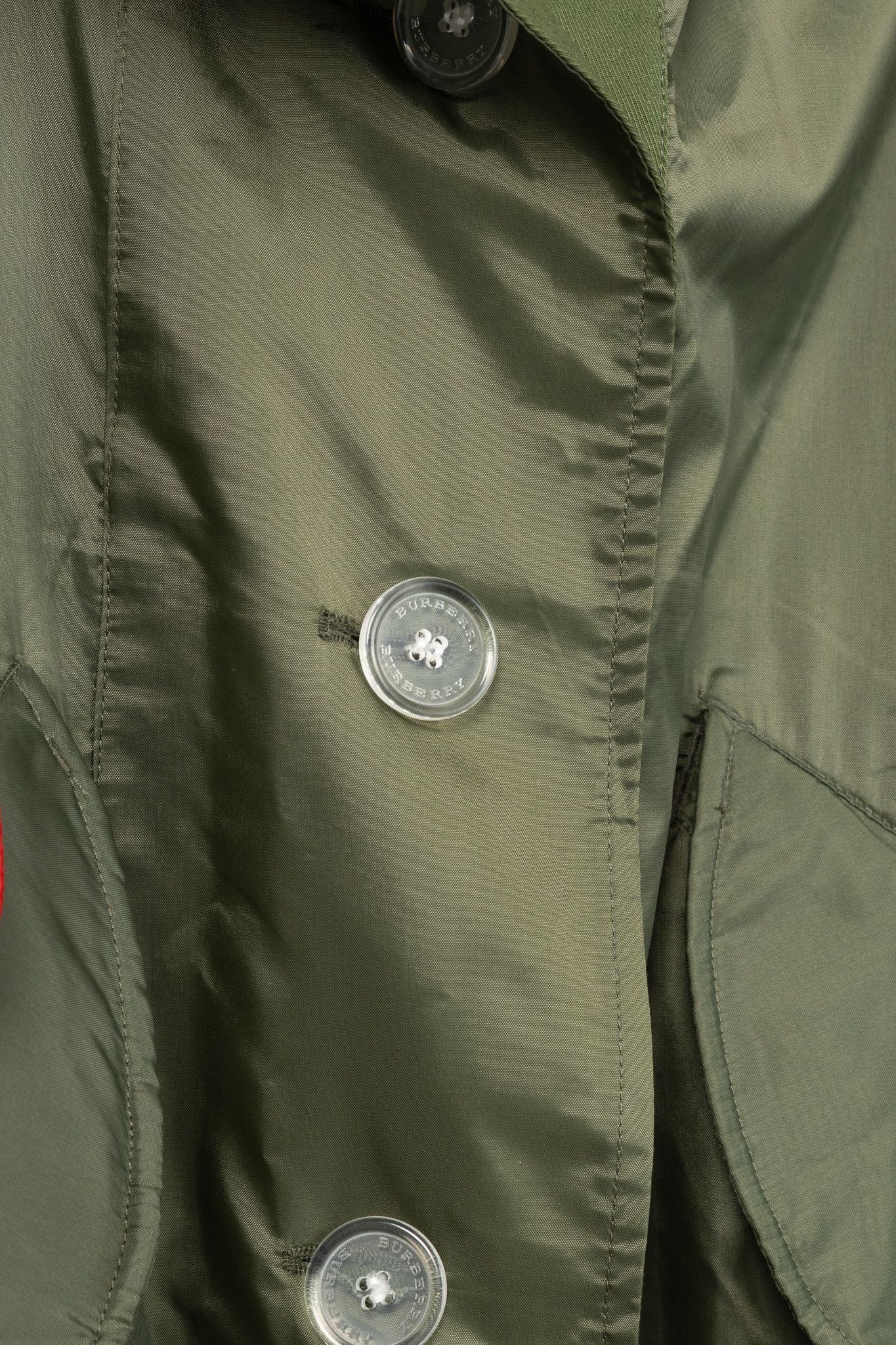 Burberry Burberry Green Tape Detail Showerproof Hooded Parka Size XS / US 0-2 / IT 36-38 - 9 Thumbnail