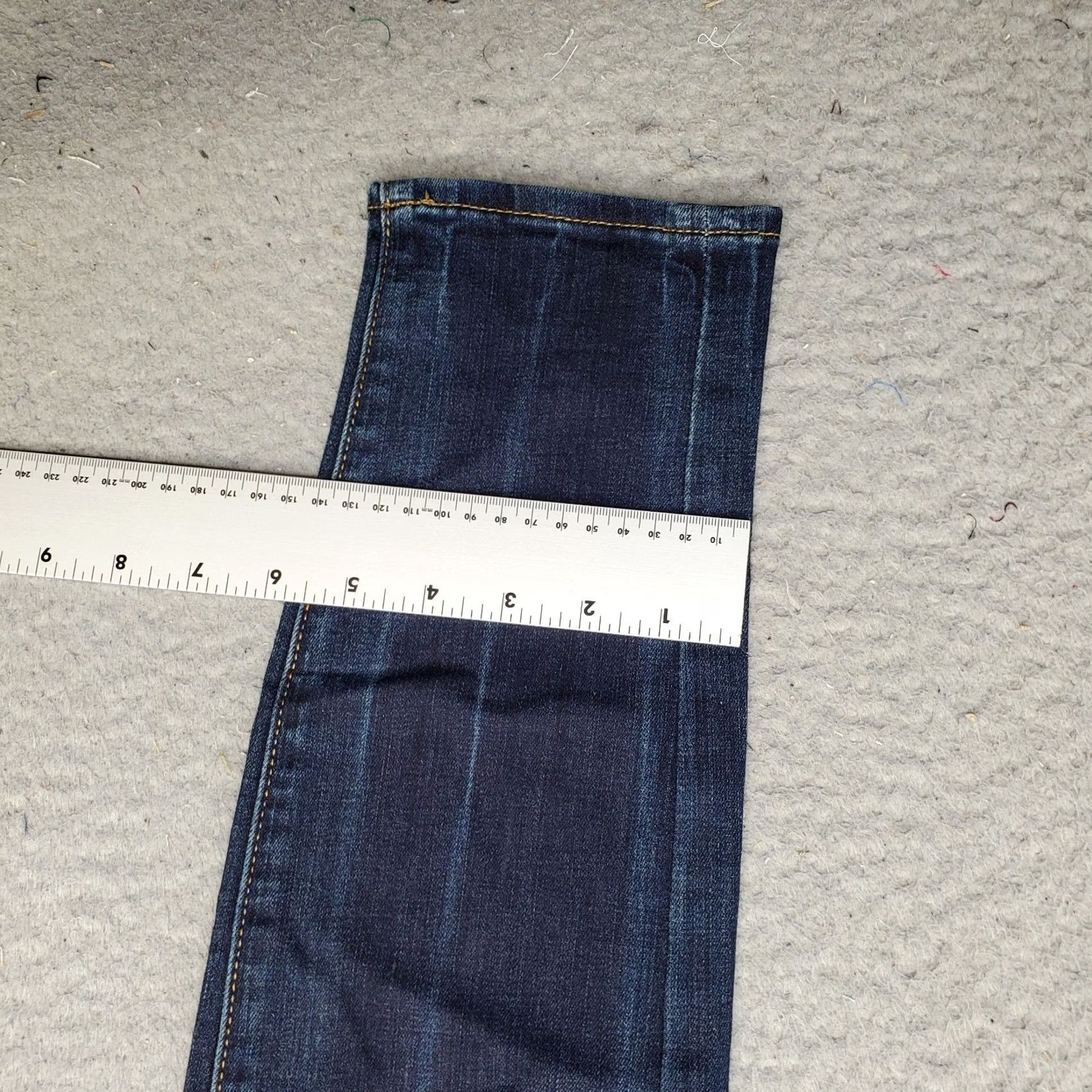 Lucky Brand Lucky Brand Jeans Women Size 2/26 Blue Whiskered Faded Dark Wash Charlie Skinny Jeans Size 26" / US 2 / IT 38 - 5 Thumbnail