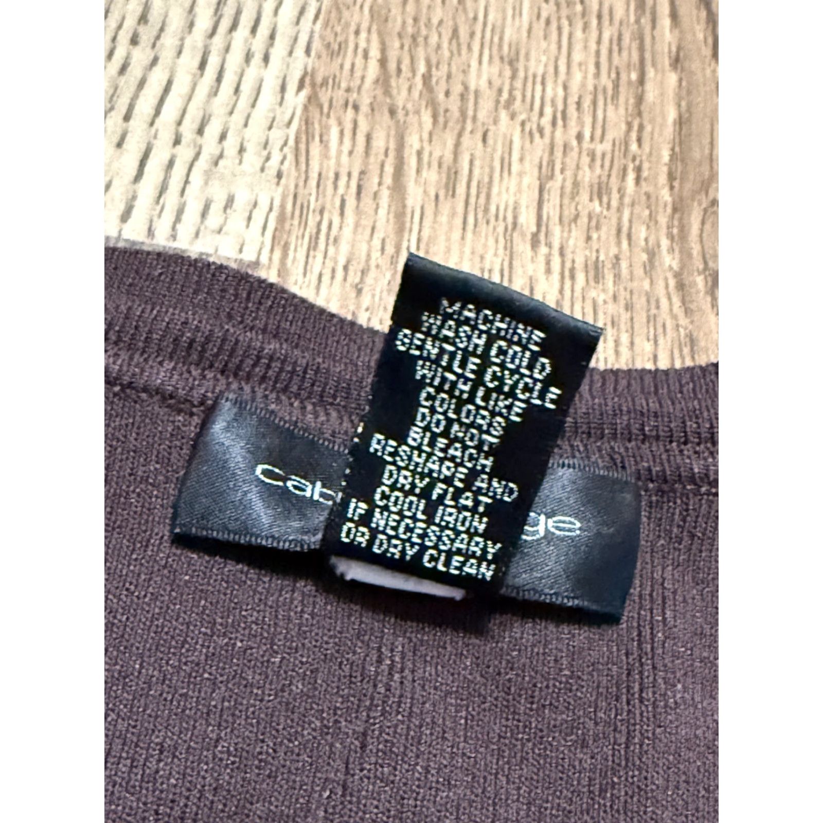 Vintage Cable & Gauge Shirt Women’s Size Medium Brown 3/4 Sleeve Shirt Size M / US 6-8 / IT 42-44 - 5 Thumbnail