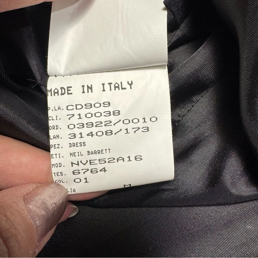 Neil Barrett NWT New Neil Barrett Black Strap Dress Made In Italy Size M Size M / US 6-8 / IT 42-44 - 9 Thumbnail