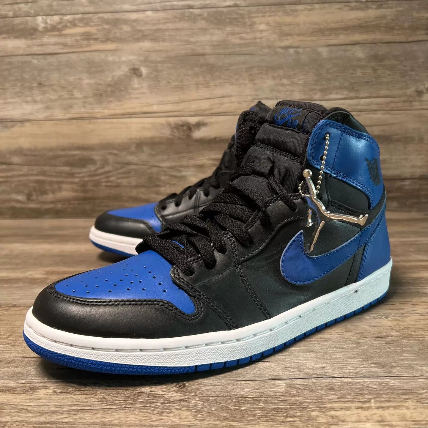 Nike Nike Air Jordan 1 Retro Black Royal Blue (2001) | Grailed