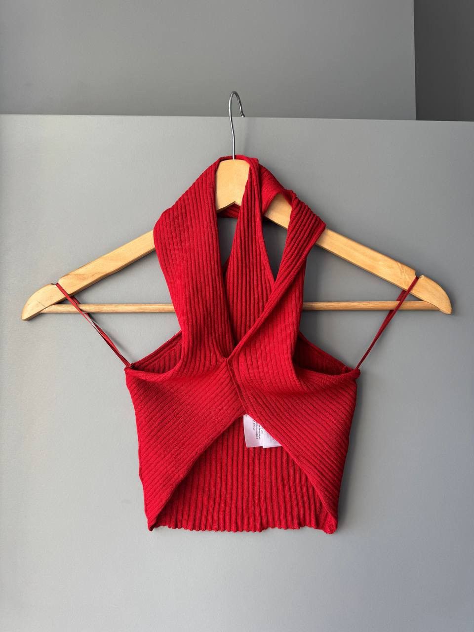 Stella McCartney Stella McCartney Red Crop Top Size XS / US 0-2 / IT 36-38 - 3 Thumbnail