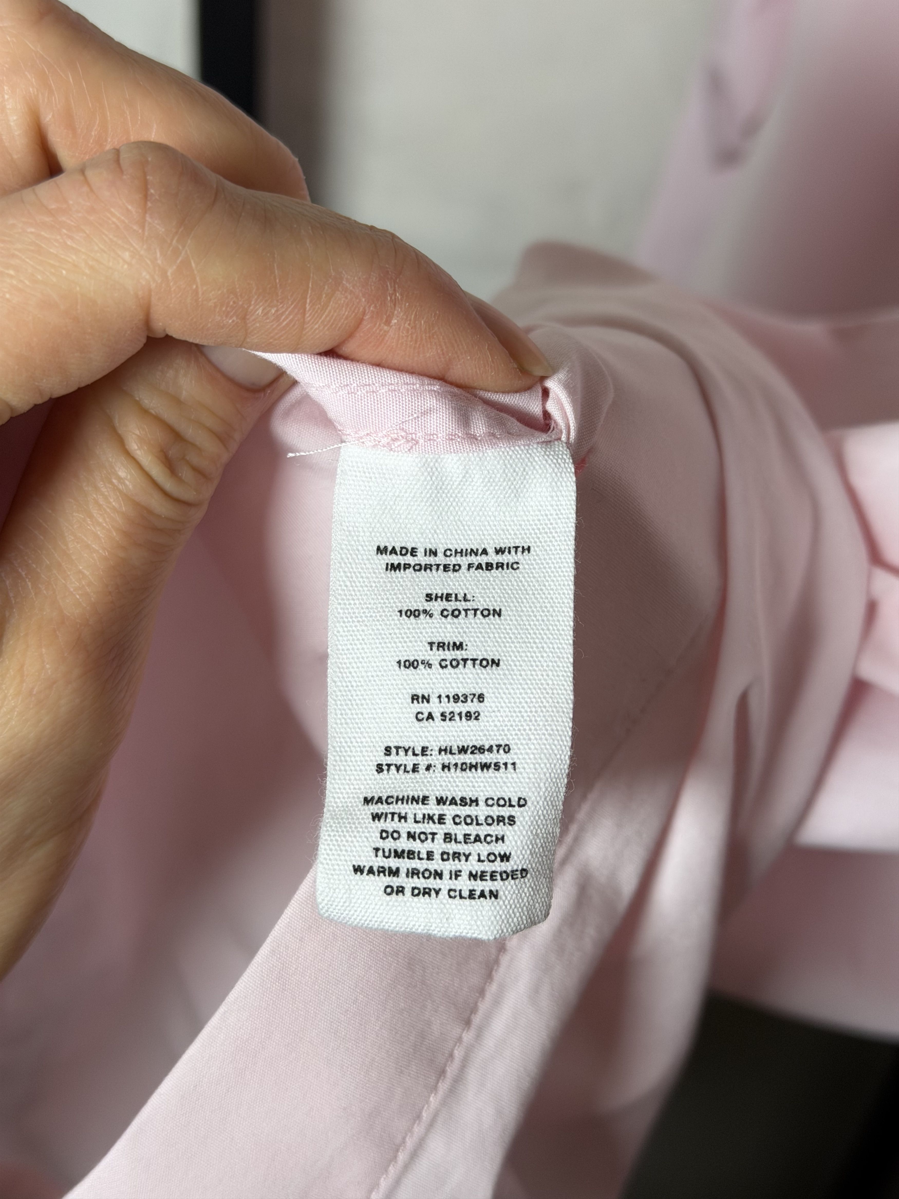 Helmut Lang Helmut Lang Open Back Pink Button Up Pointy Collar Shirt Size S / US 4 / IT 40 - 7 Thumbnail
