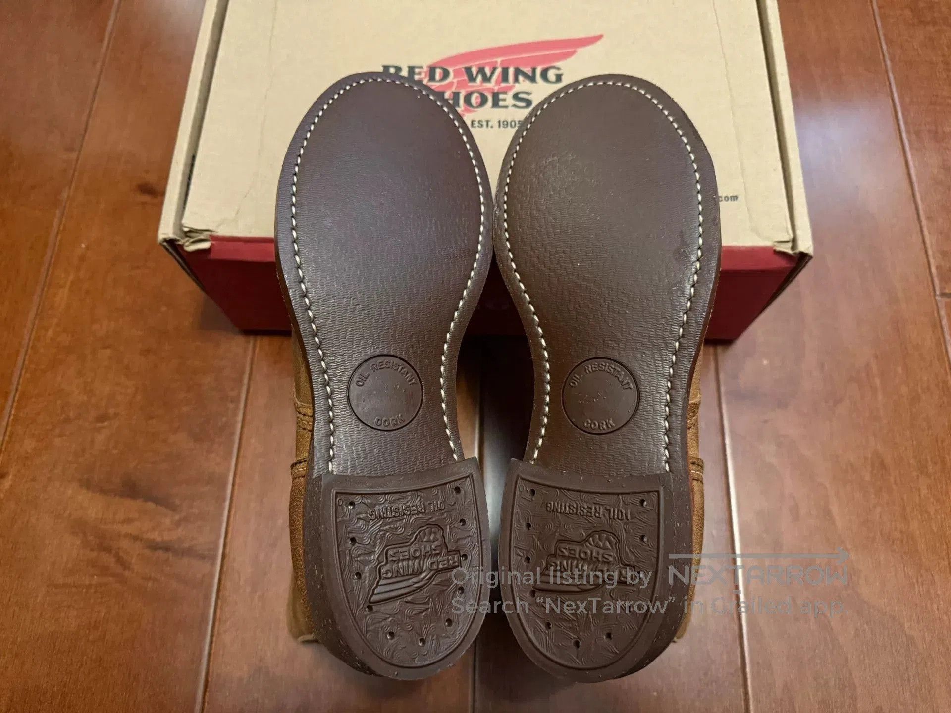 Red Wing Redwing 8113 Work Boots. Size US 7.5 / EU 40-41 - 5 Thumbnail