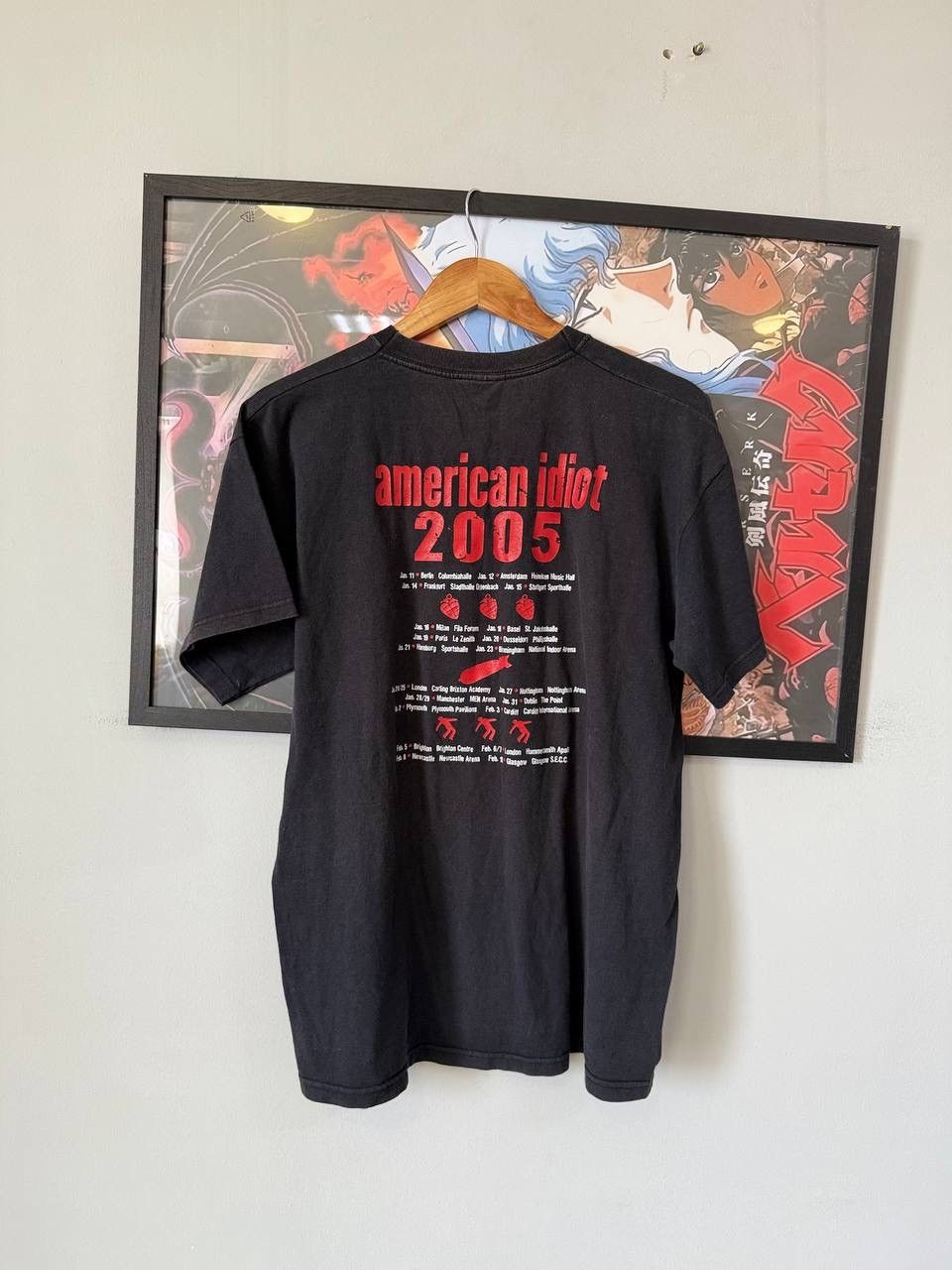 Band Tees Green Day American Idiot 2004 Tour T Shirt Size US L / EU 52-54 / 3 - 5 Thumbnail