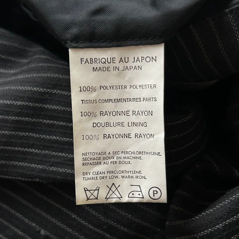 Yohji Yamamoto Yohji Yamamoto size m 96ss striped patchwork blazer 2506-N Size 38R - 7 Thumbnail
