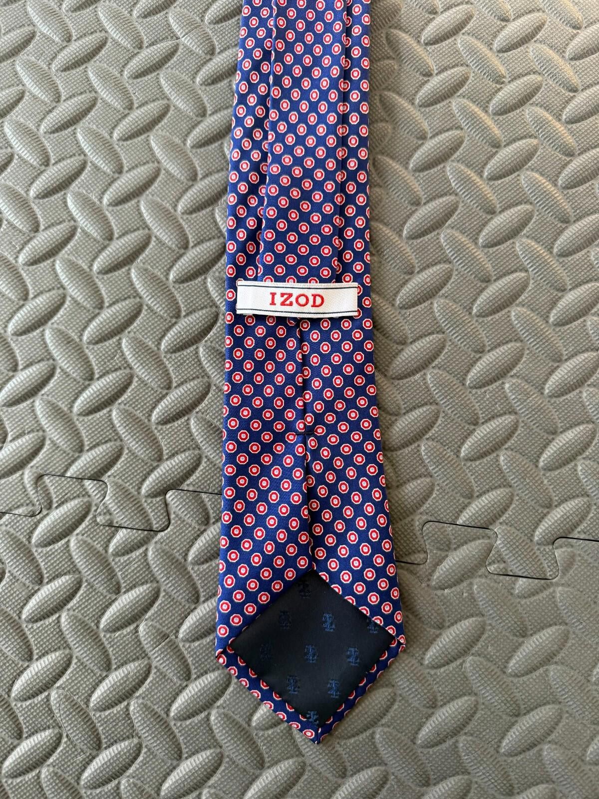 Izod IZOD - Men's Neck Tie - Blue and Red Size ONE SIZE - 2 Thumbnail