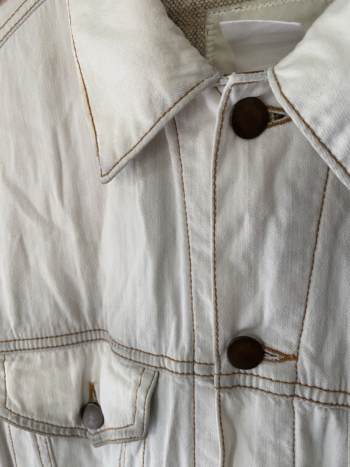 Maison MIHARA YASUHIRO AW05 MIHARAYASUHIRO Layered Stack monkey sleeve Denim Jacke Size US M / EU 48-50 / 2 - 8 Thumbnail