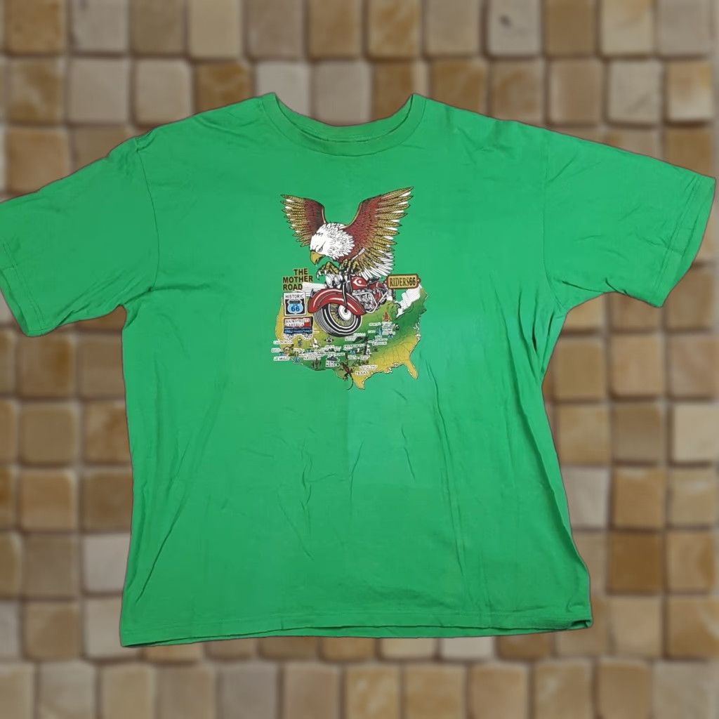 Volcom VINTAGE Volcom Men’s T-Shirt XL Green Eagle Motorcycle Biker 90s 00s Skate Surf Streetwear Size US XL / EU 56 / 4 - 1 Thumbnail