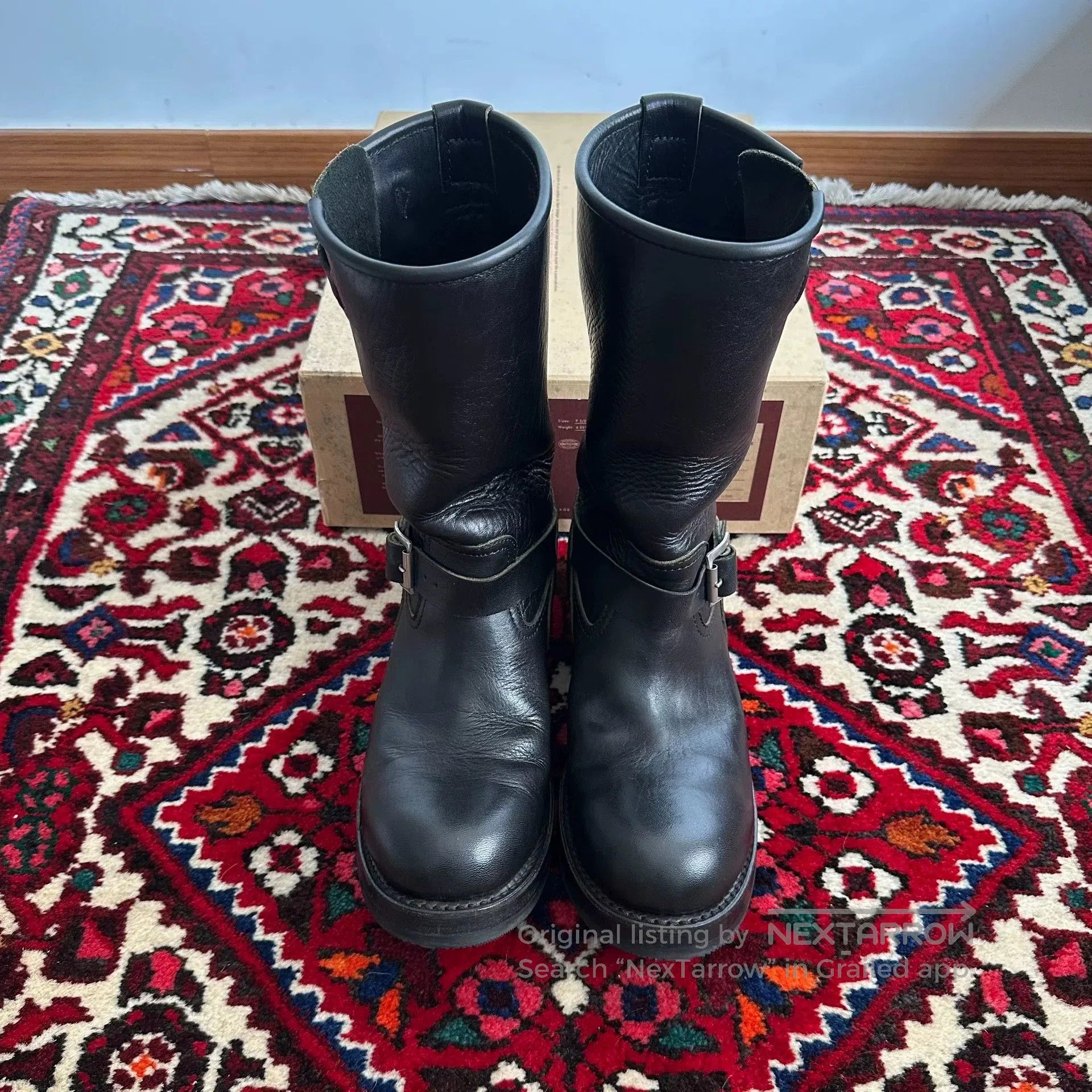 Viberg black engineer boots for men. Size US 8 / EU 41 - 1 Thumbnail