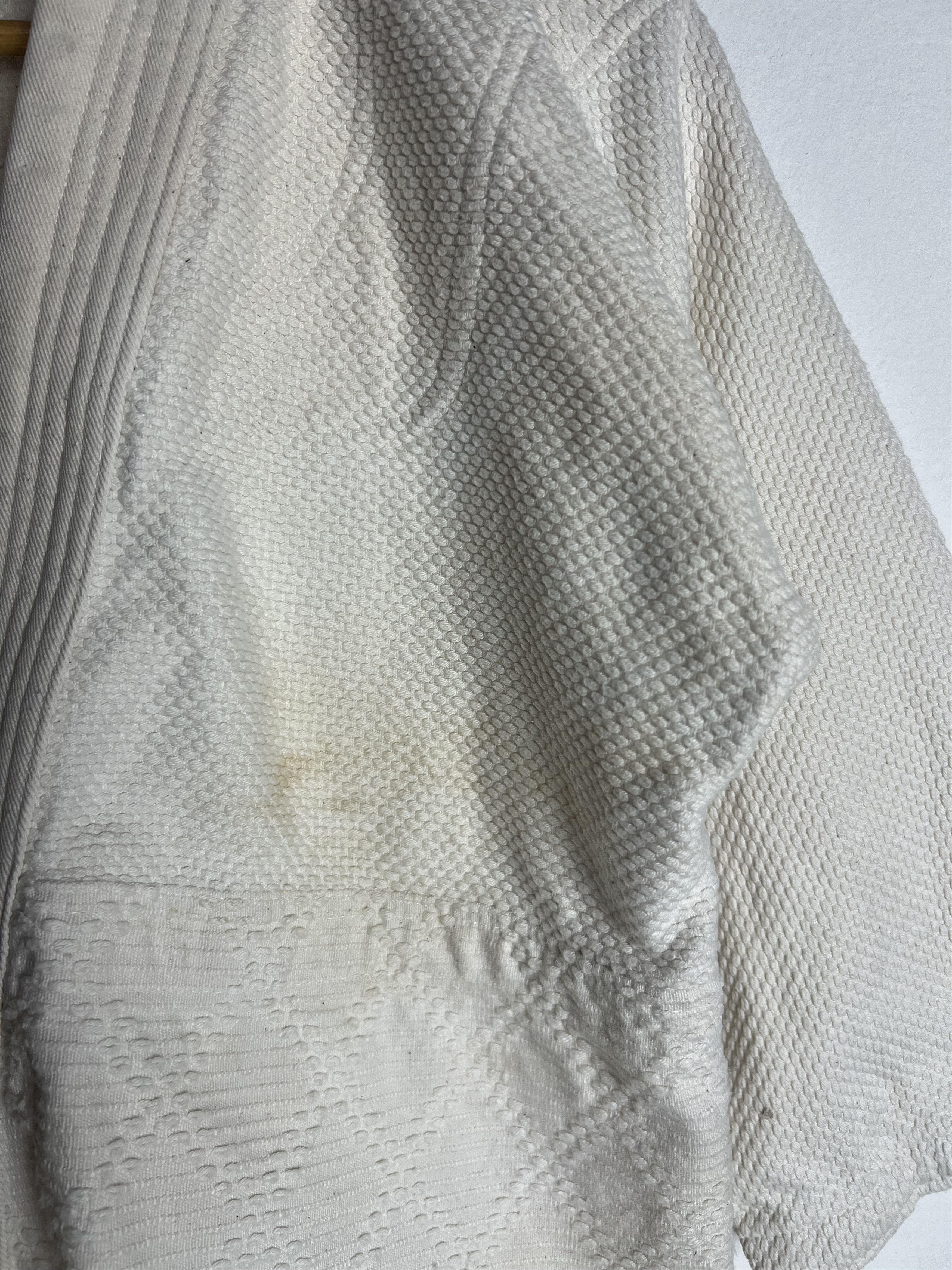 Vintage Vintage Dyed Sakura White Sashiko Kimono Size US M / EU 48-50 / 2 - 5 Thumbnail