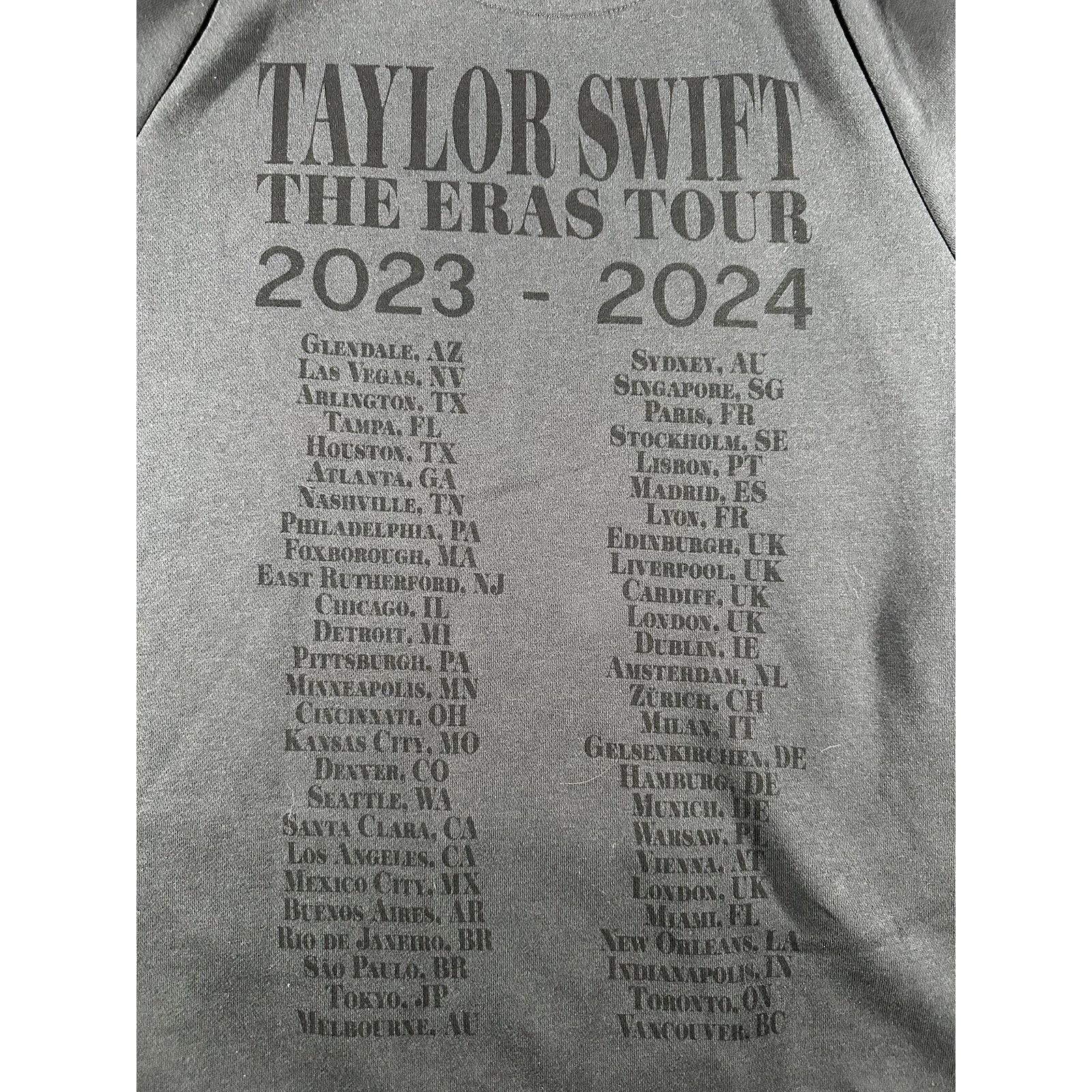 Other Taylor Swift Eras Tour Gray Hoodie XL Official Merch 2023-24 Size XL / US 12-14 / IT 48-50 - 9 Thumbnail