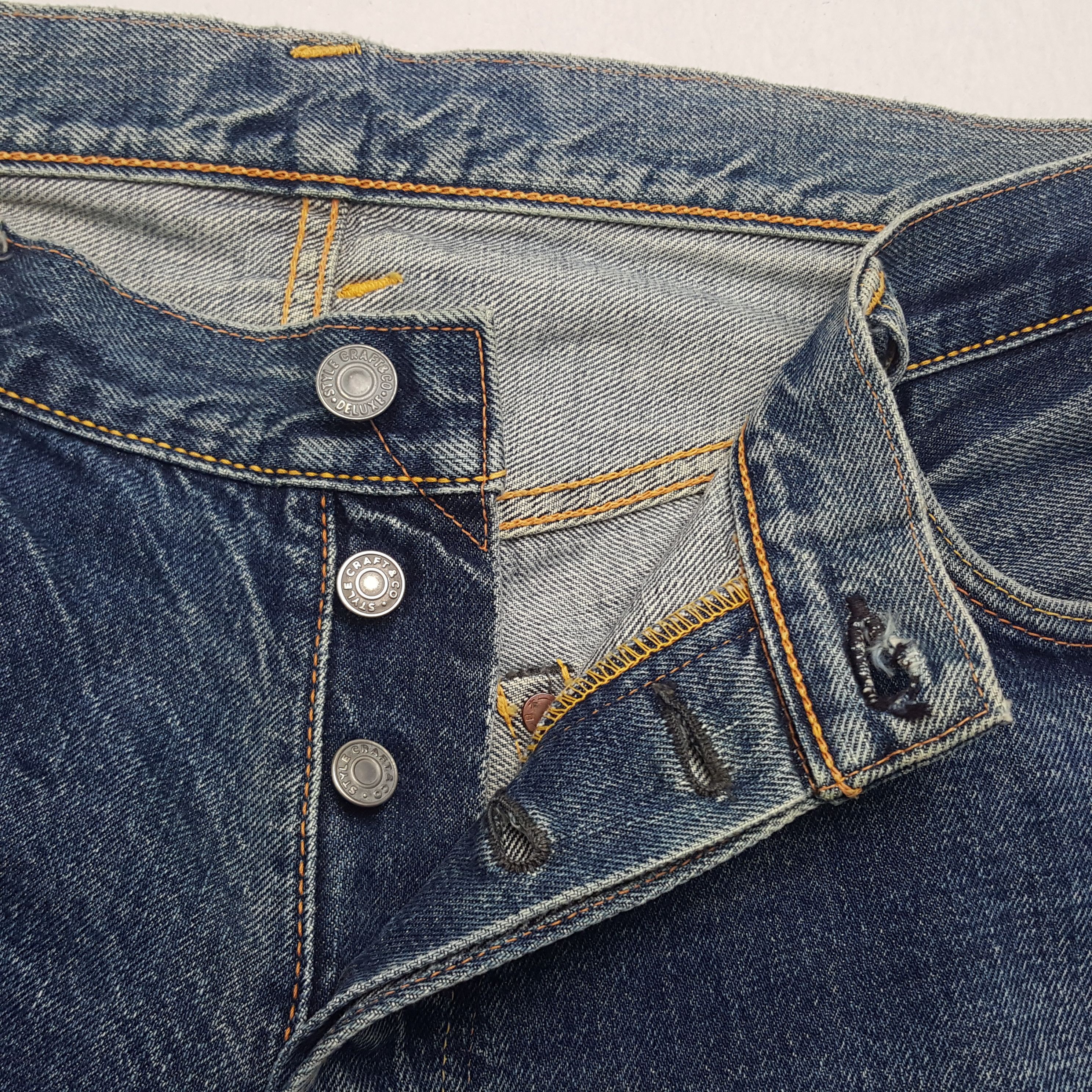 Evisu × Japanese Brand × Vintage Vintage Evisu Japanese Brand Daicock Custom Art Denim Jeans Size US 32 / EU 48 - 7 Thumbnail