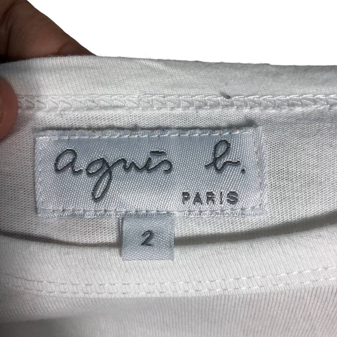 Designer × agnes b. Agnes B. Long Sleeve T-Shirt Size XS / US 0-2 / IT 36-38 - 6 Thumbnail