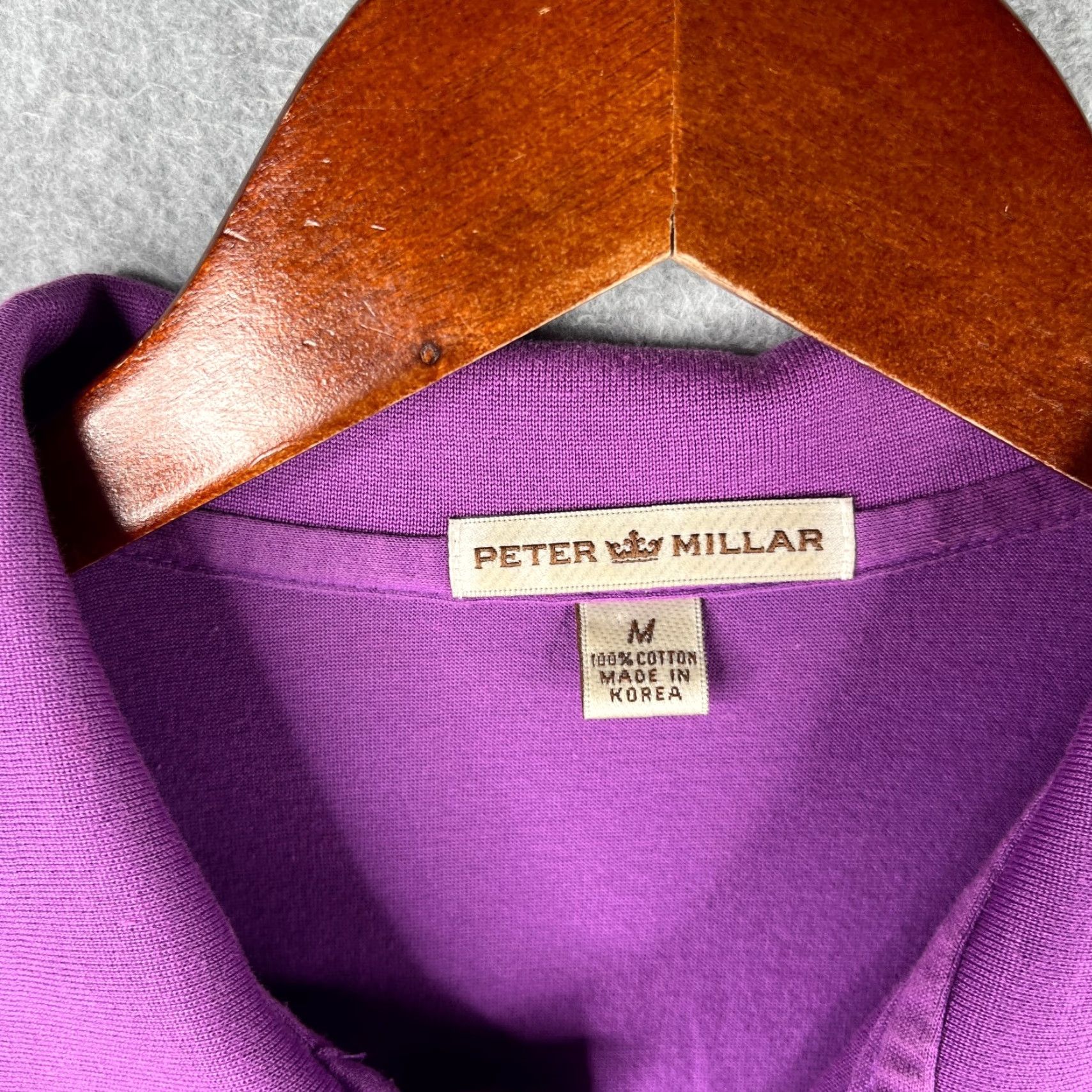 Peter Millar Peter Millar Polo Shirt Medium Purple Golf Casual Preppy Embroidered Logo Mens Size US M / EU 48-50 / 2 - 4 Thumbnail