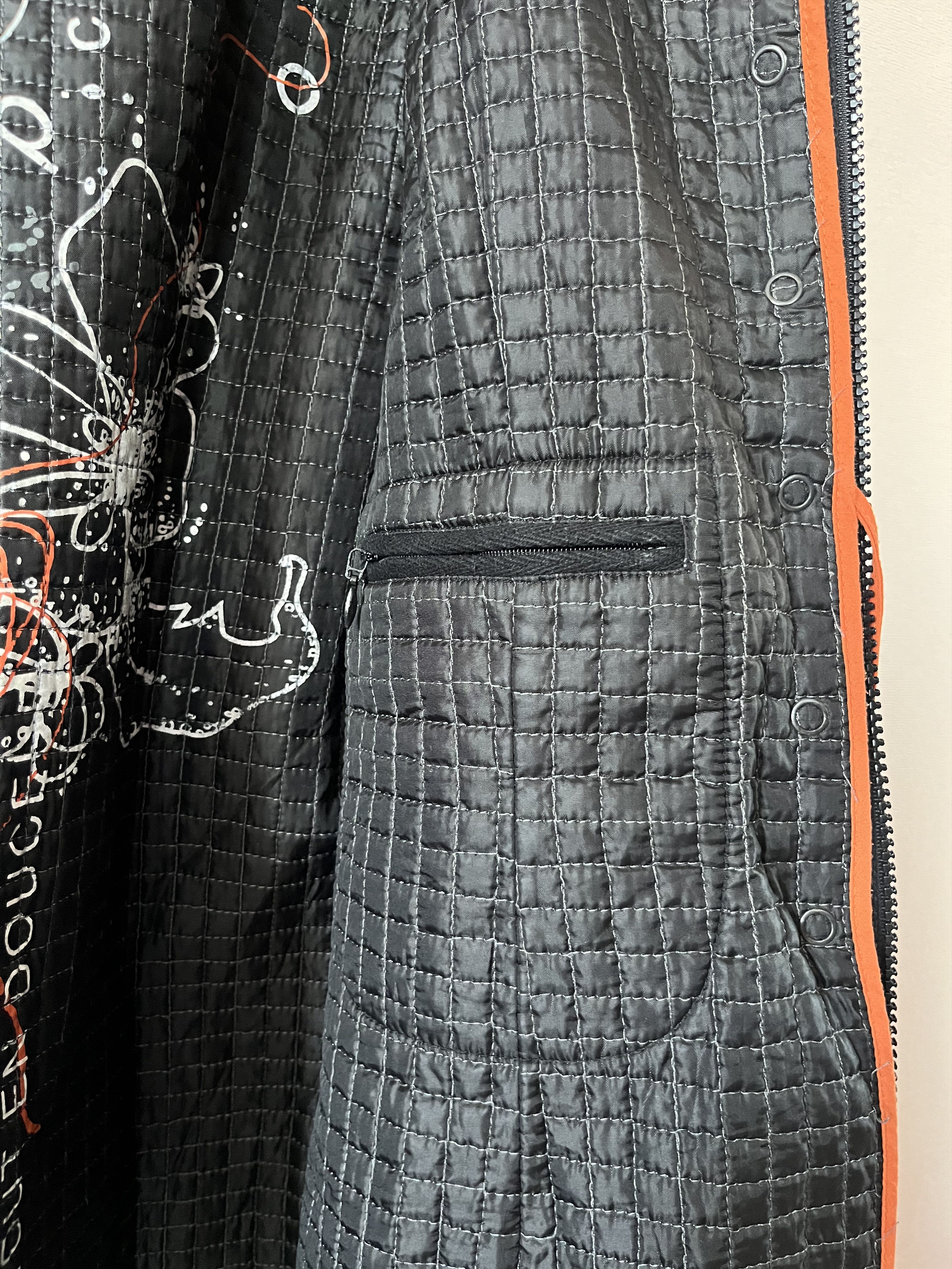 Cop Copine Cop Copine Vintage Wool Long Coat Zip Jacket Gray Lining Wit Size S / US 4 / IT 40 - 9 Thumbnail