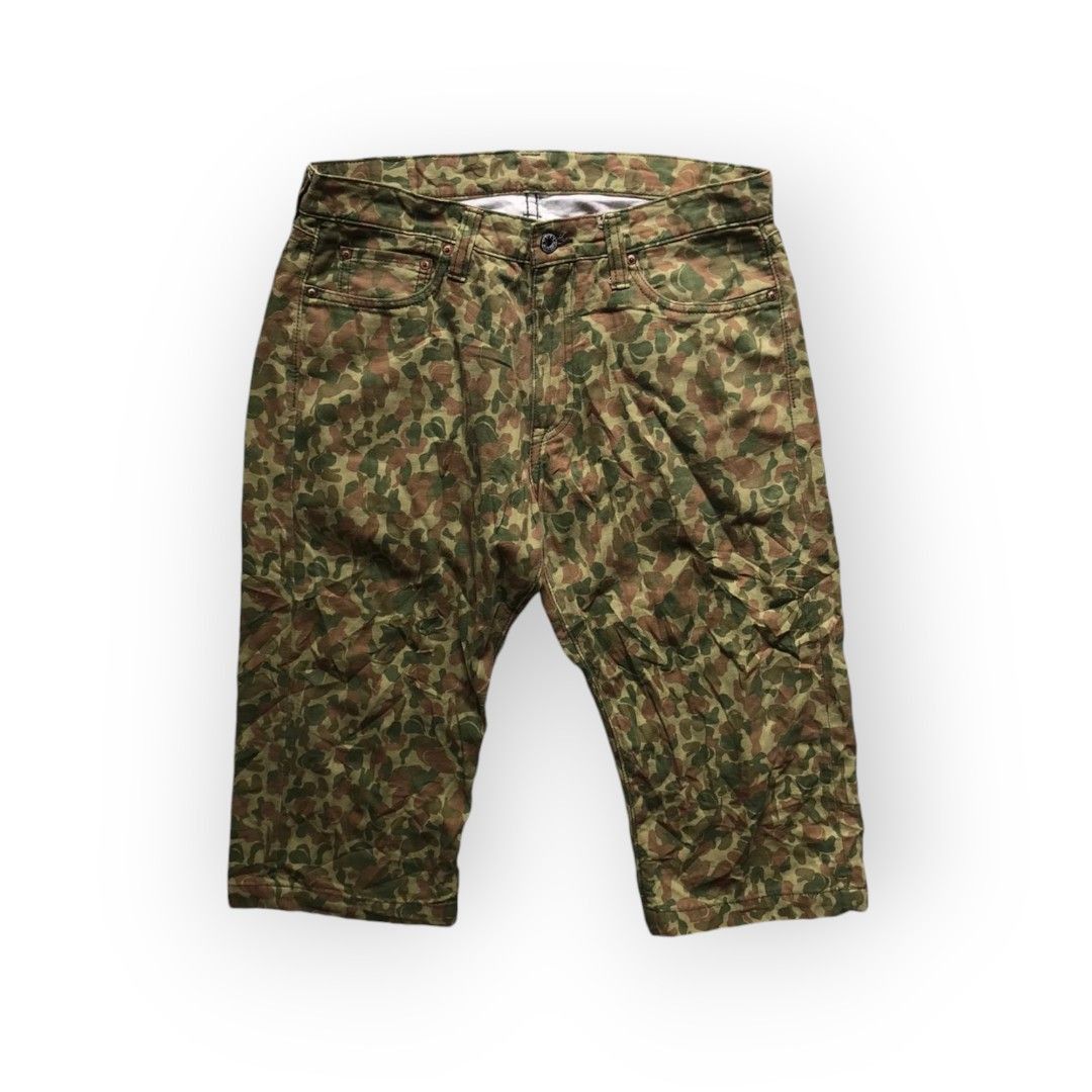 Japanese Brand × Momotaro Jeans Momotaro Shorts pants camo Size US 32 / EU 48 - 1 Thumbnail