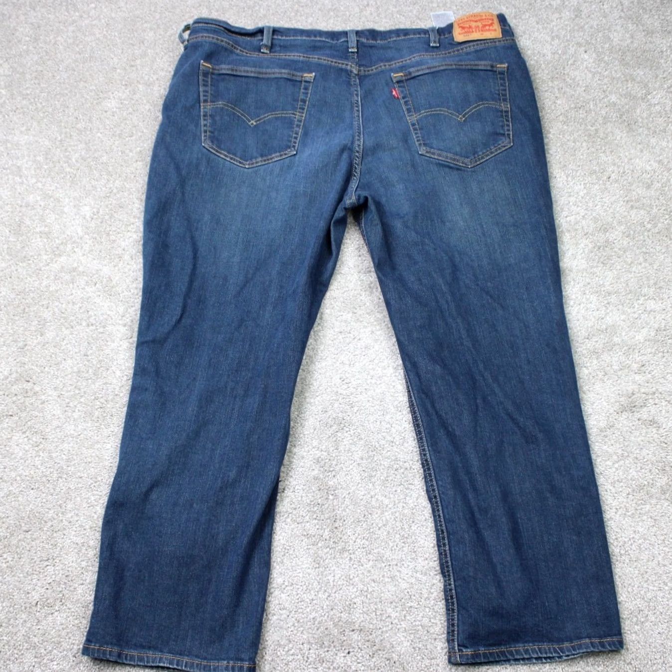 Levi's Levi's 541 Jeans Mens 46x26 Athletic Straight Denim Cotton Stretch Blue 90s USA Logo Pockets Size US 30 / EU 46 - 7 Thumbnail
