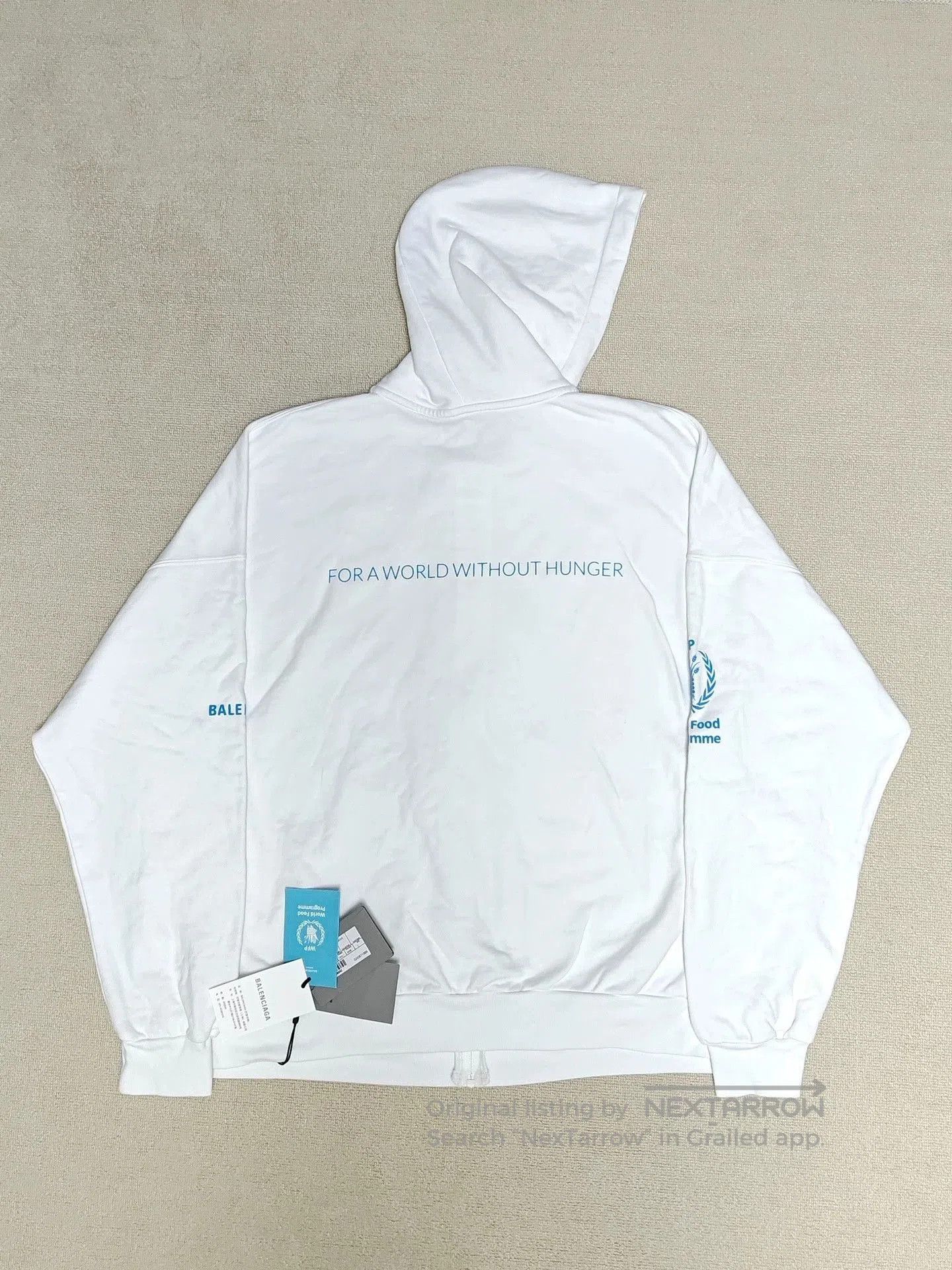 Balenciaga Balenciaga 23ss Wfp Charity Zip Hoodie. Size US M / EU 48-50 / 2 - 3 Thumbnail