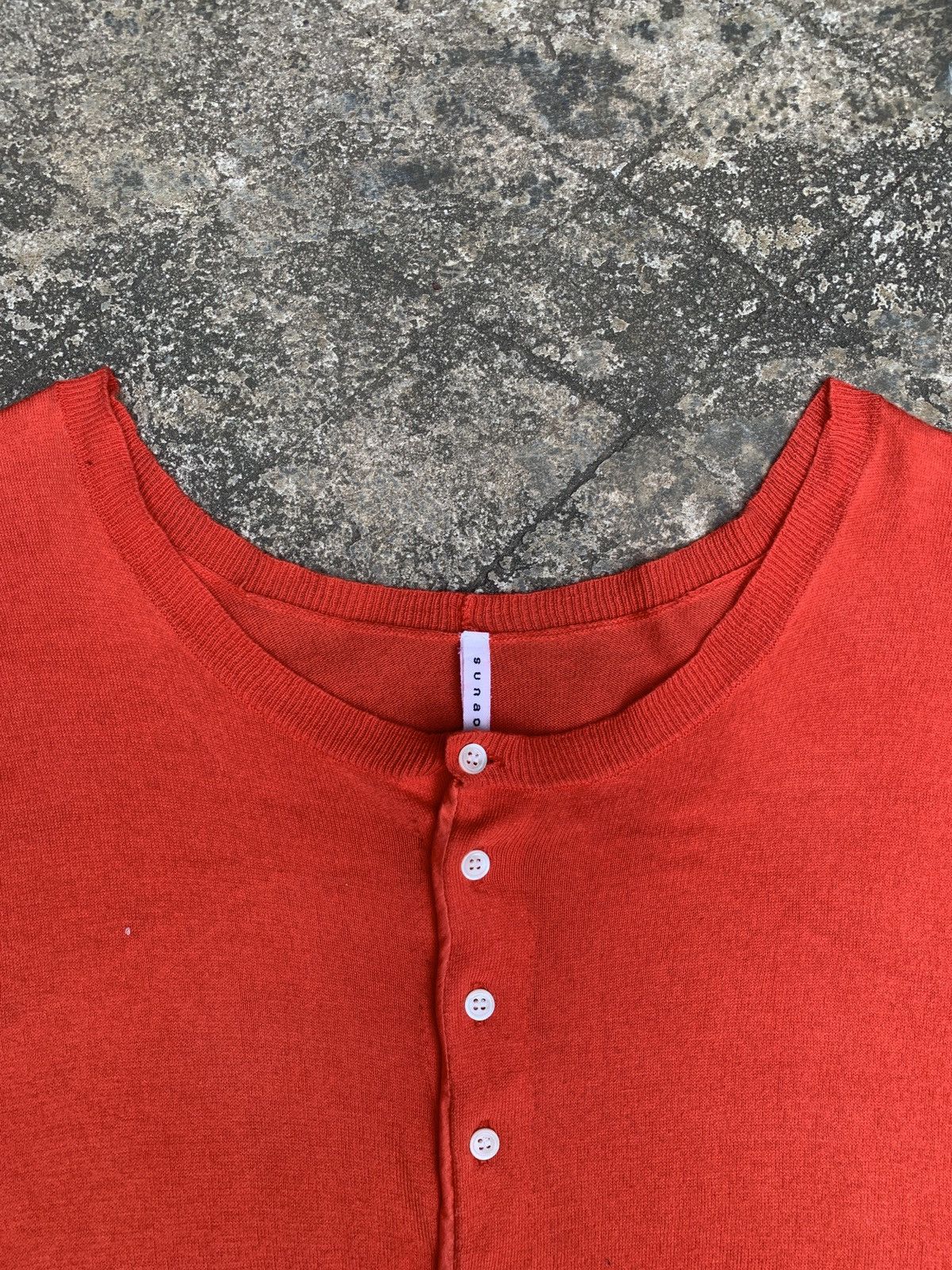 Designer × Japanese Brand × Sunao Kuwahara sunao kuwahara Japan Short Sleeves Knitted Button Top Size M / US 6-8 / IT 42-44 - 4 Thumbnail