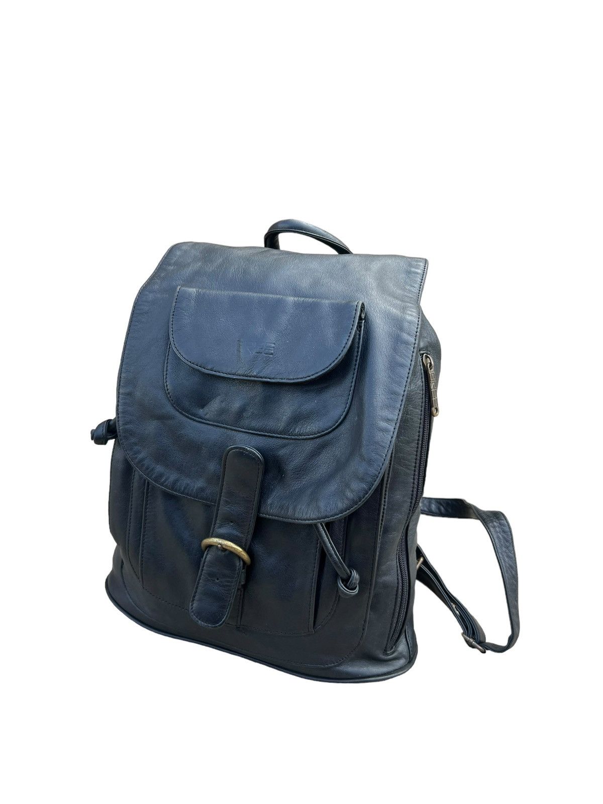 BREE Vintage BREE All Black Leather Backpack Size ONE SIZE - 19 Thumbnail