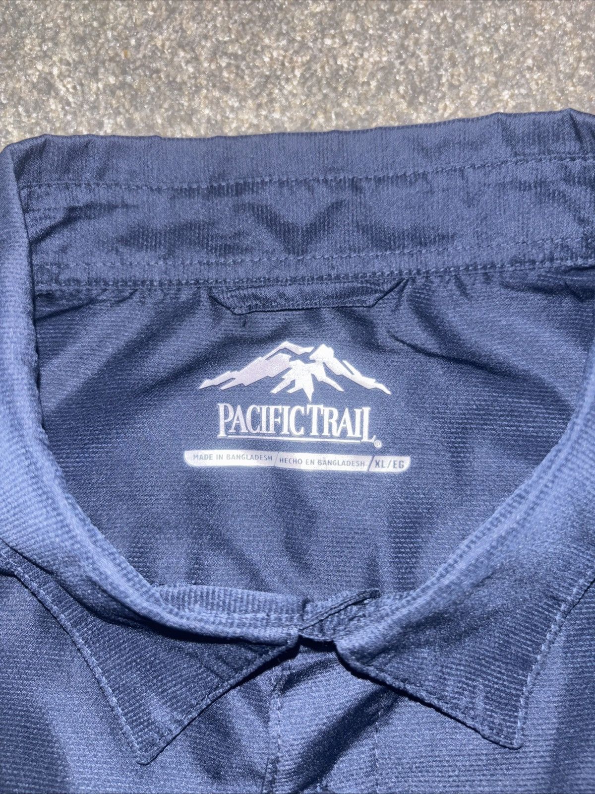 Pacific Trail Pacific Trail Men's Navy Blue Short Sleeve Shirt Size XL Size US XL / EU 56 / 4 - 5 Thumbnail