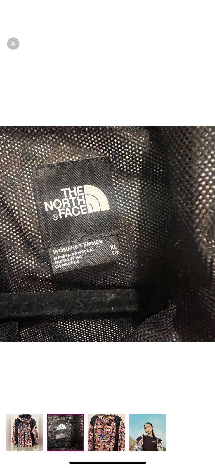 The North Face THE NORTH‎ FACE Printed HYDRENALINE Jacket 2000. Size XL / US 12-14 / IT 48-50 - 4 Thumbnail