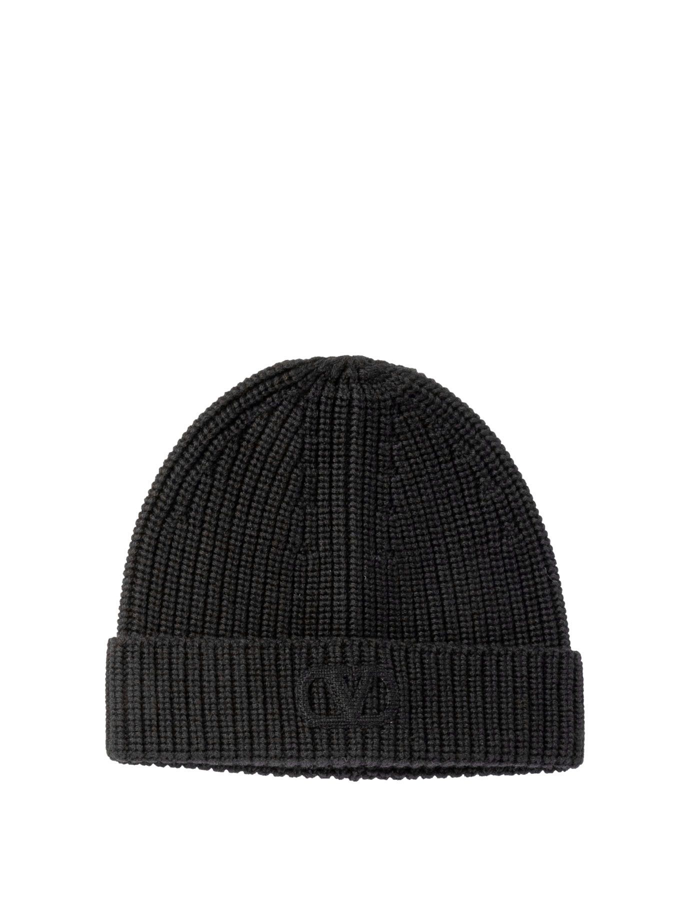 Valentino V Logo Signature Beanie Size ONE SIZE - 1 Thumbnail