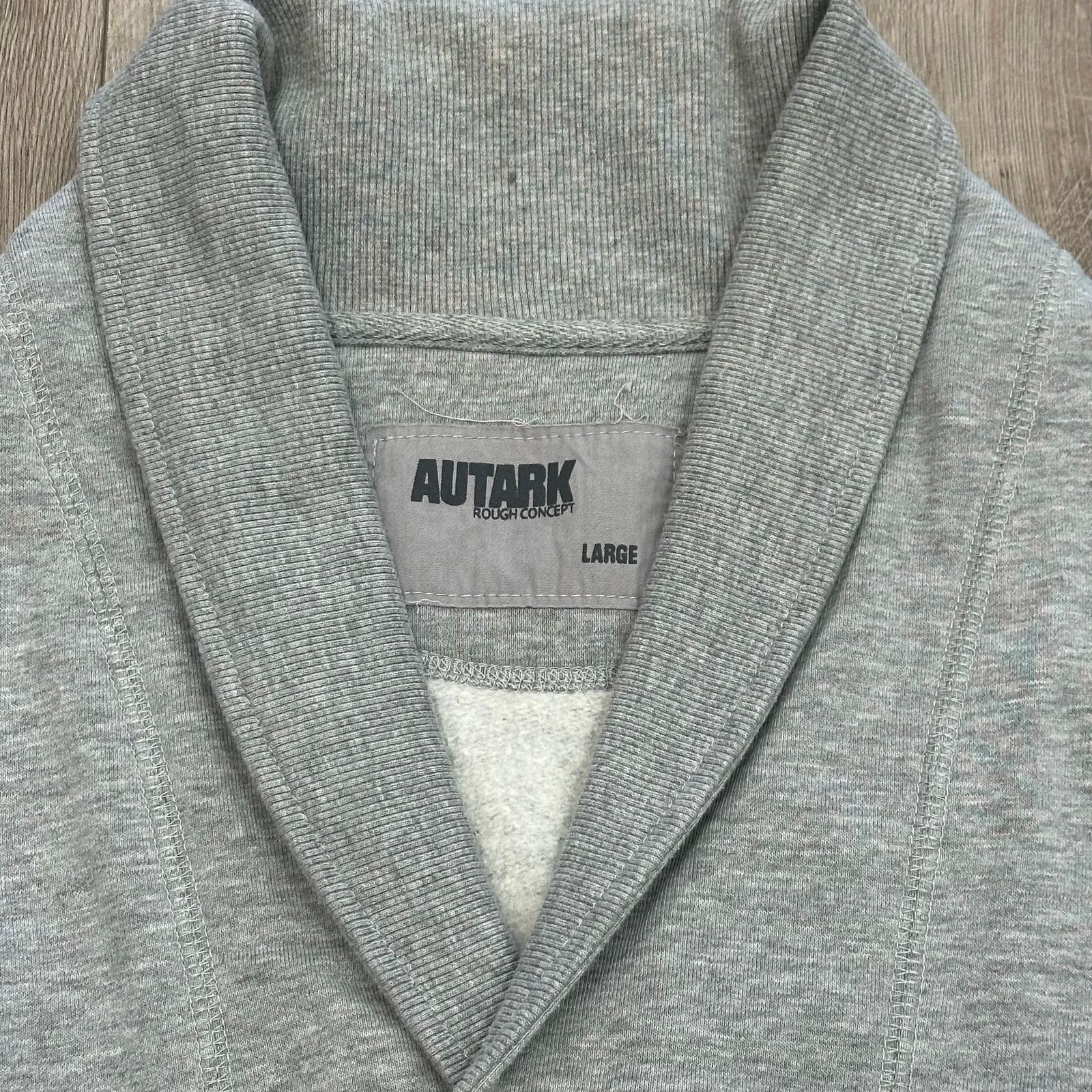Stussy Autark gray double-breasted sweatshirt cardigan Size Large Size US L / EU 52-54 / 3 - 3 Thumbnail
