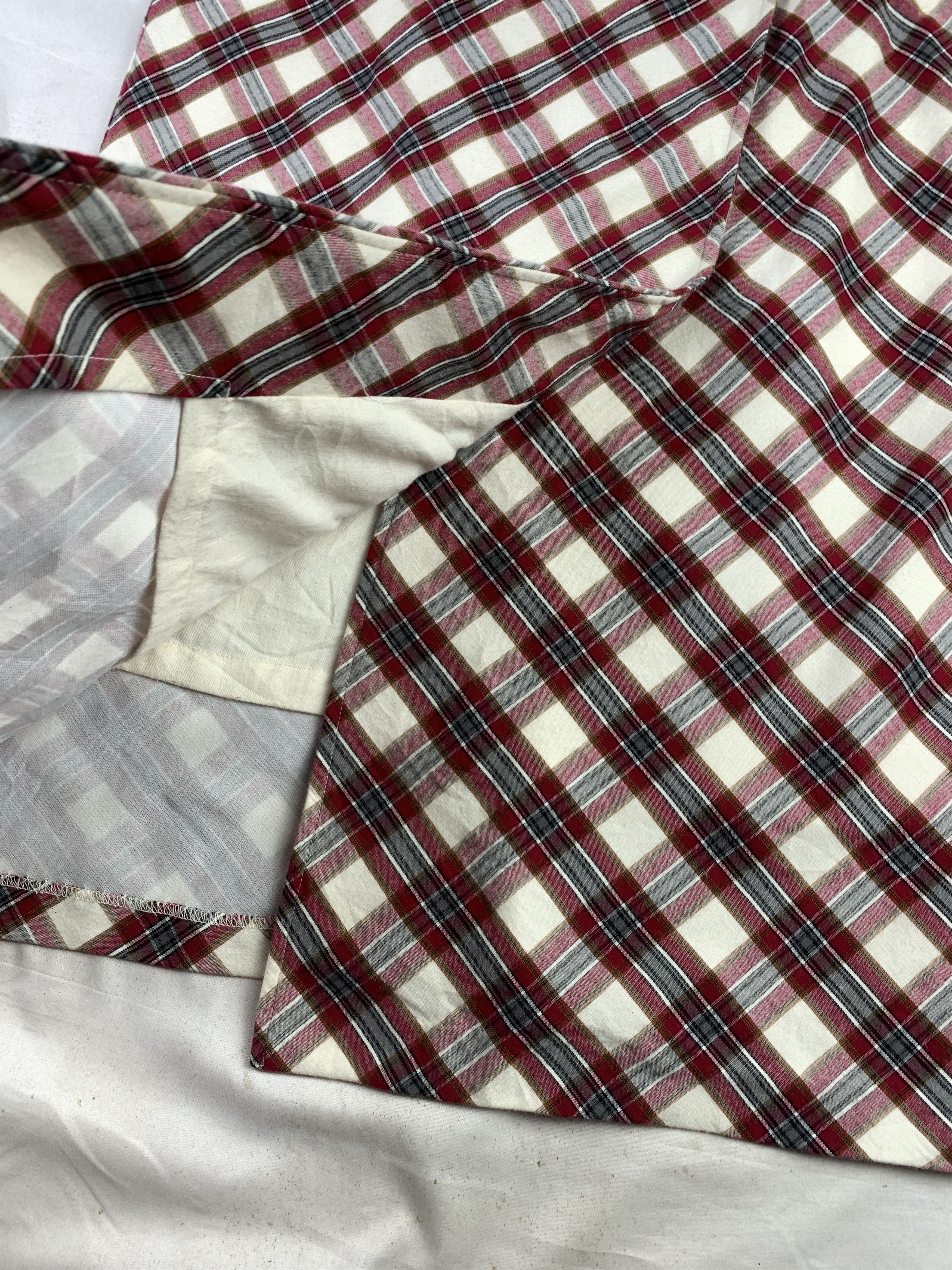 Japanese Brand stylenanda Plaid Tartan Wrapped Midi Skirt (27) Size 27" / US 4 / IT 40 - 4 Thumbnail