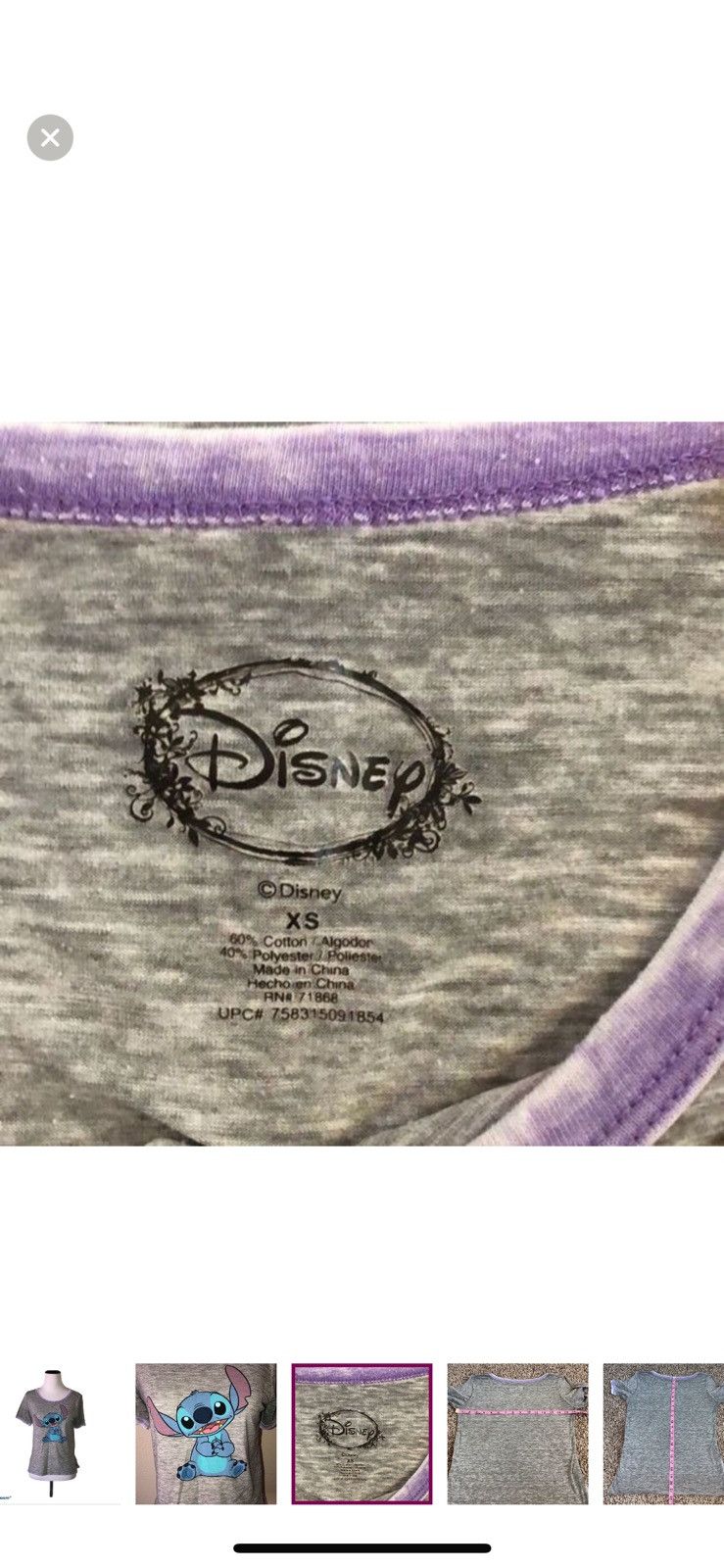 Disney Disney XS stitch T shirt Size XS / US 0-2 / IT 36-38 - 3 Thumbnail