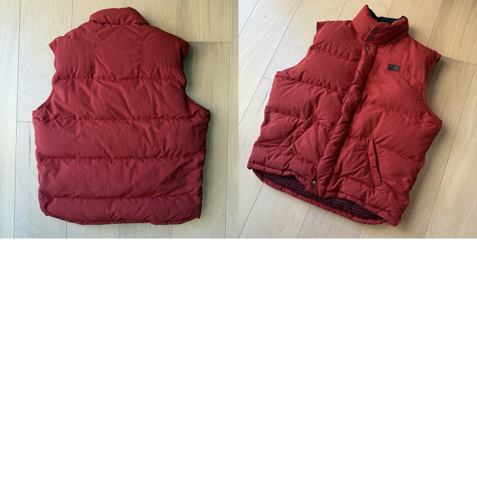 Polo Ralph Lauren VINTAGE Polo Ralph Lauren Vest Medium Red Puffer Full Zip Down Outerwear RRL Size US M / EU 48-50 / 2 - 8 Thumbnail
